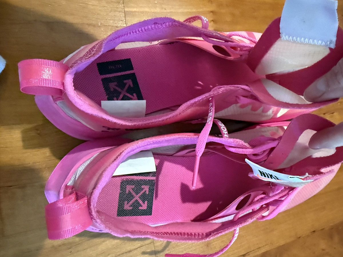 Nike × Off-White Men’s Nike Zoom Fly Tulip Pink Sz 13 Off-White Size US 13 / EU 46 - 6 Thumbnail