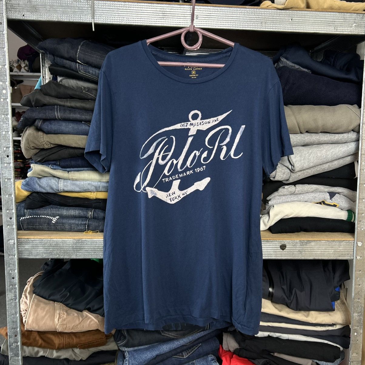 Polo Ralph Lauren Mens Polo Ralph Lauren Big logo streetwear tee size M Size US M / EU 48-50 / 2 - 1 Thumbnail