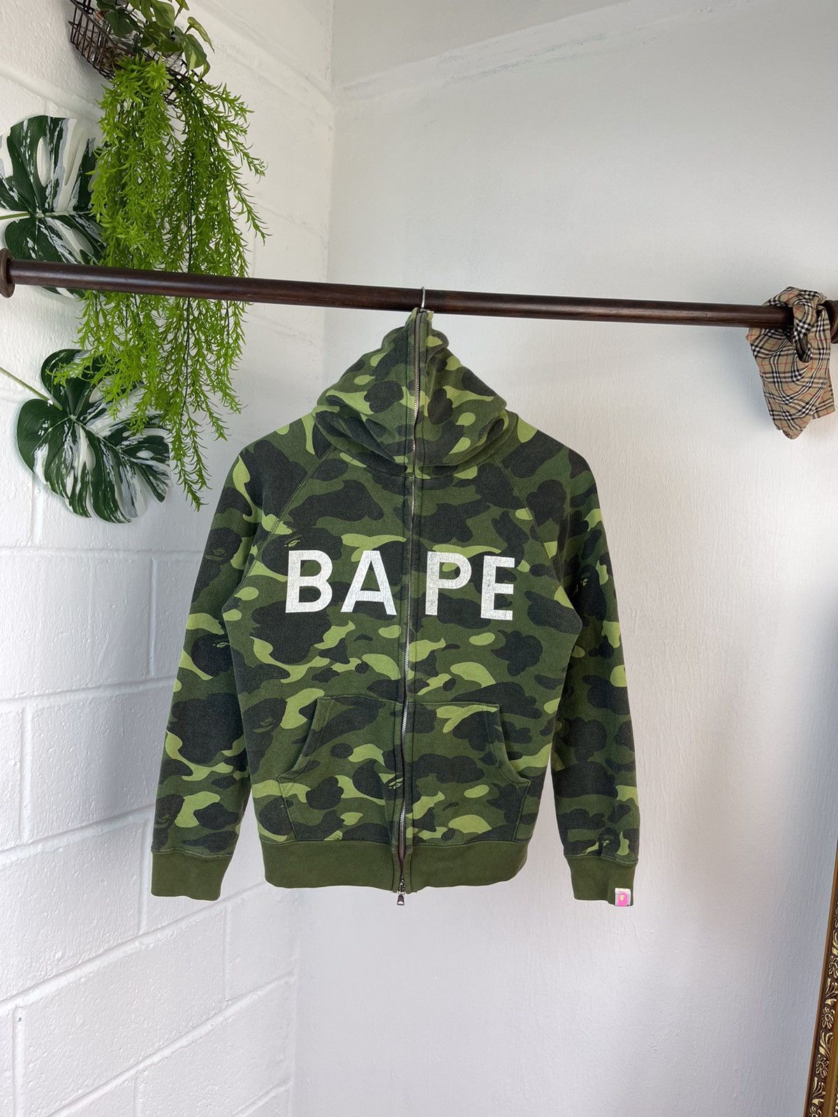 Bape × Nigo Bape 1st Green Camo Full Zip Hoodie Size XS / US 0-2 / IT 36-38 - 4 Thumbnail