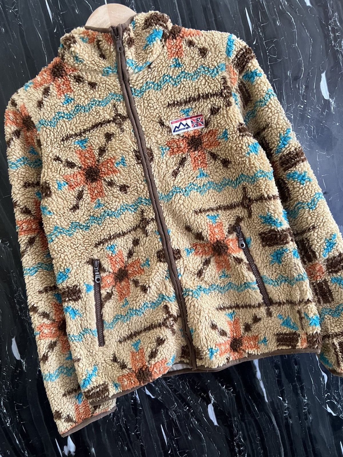 Japanese Brand Rodeo Crowns Navajo Fleece Jacket – Tribal Pattern Size US M / EU 48-50 / 2 - 4 Thumbnail