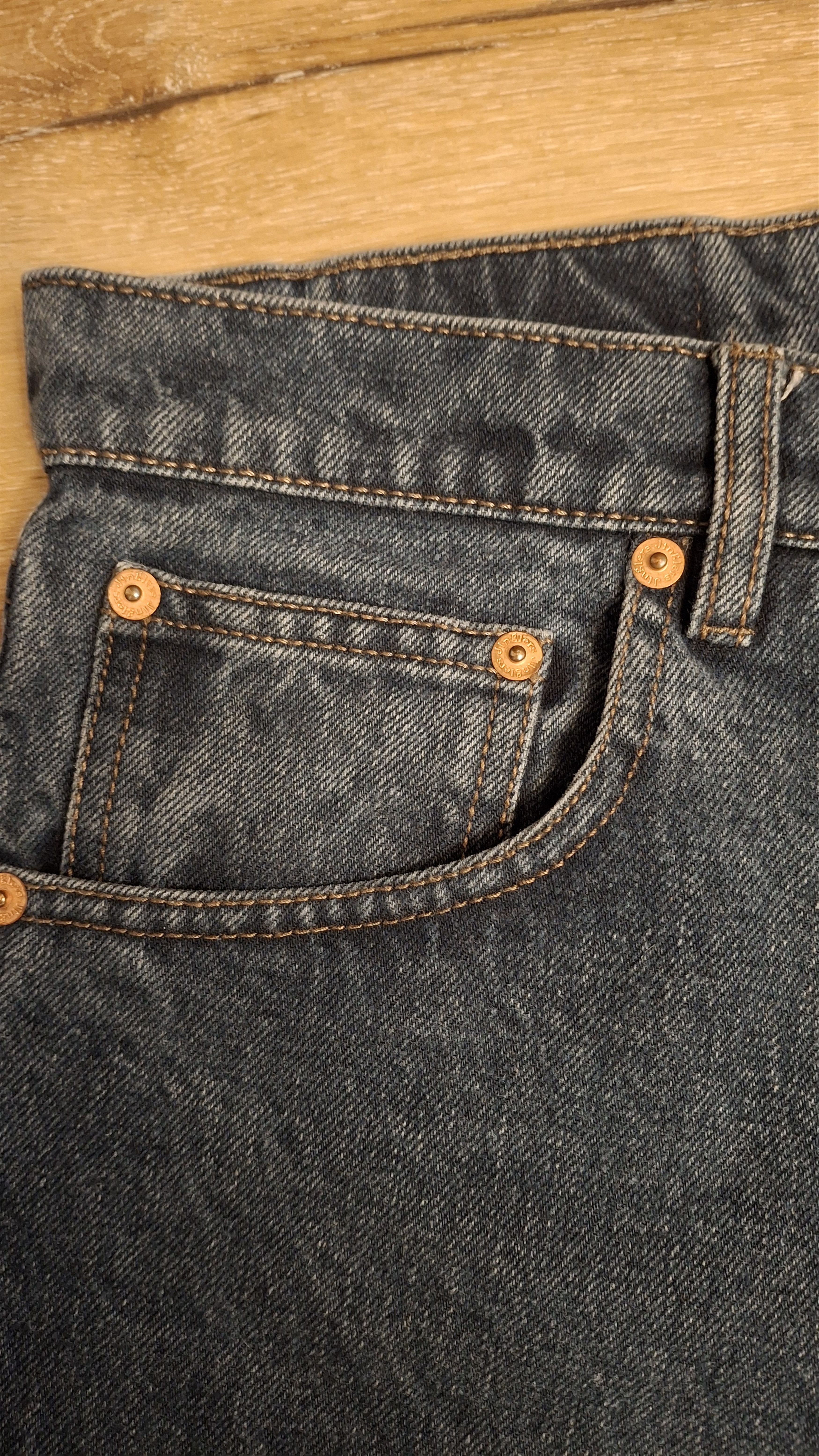 Vintage Vintage 2000s Straight Leg Denim 33x32 Size US 33 - 3 Thumbnail