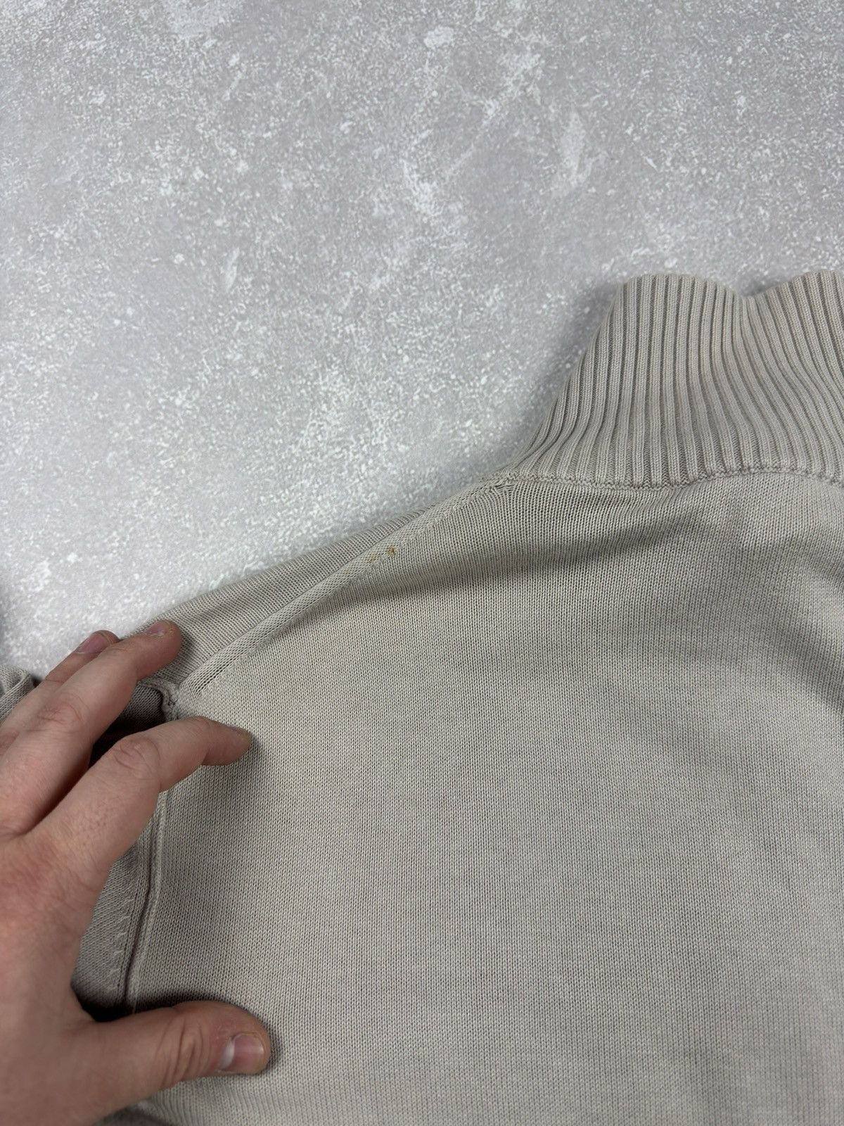 Diesel Vintage Diesel Snoweagles Light Zip Beige Sweater Y2K Size US L / EU 52-54 / 3 - 18 Thumbnail