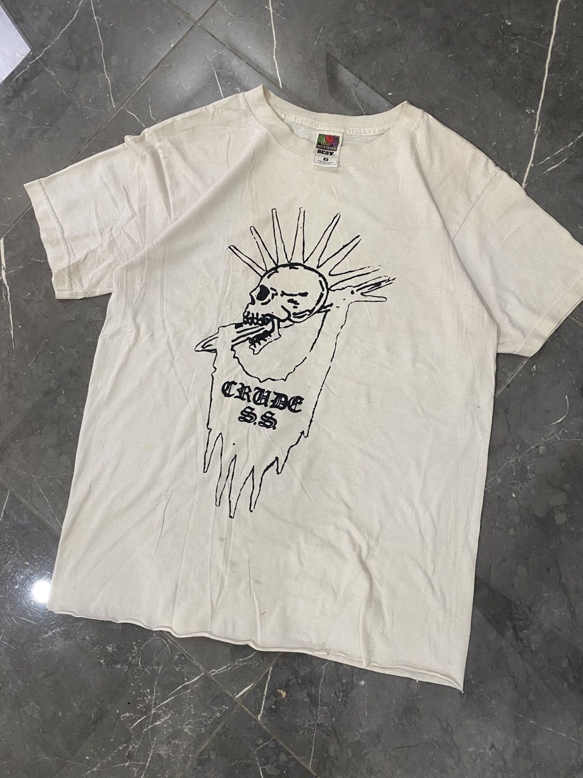 Vintage Vintage 90s Crude SS Crust Punk Band Anticimex Dystopia Sds Size US M / EU 48-50 / 2 - 1 Thumbnail