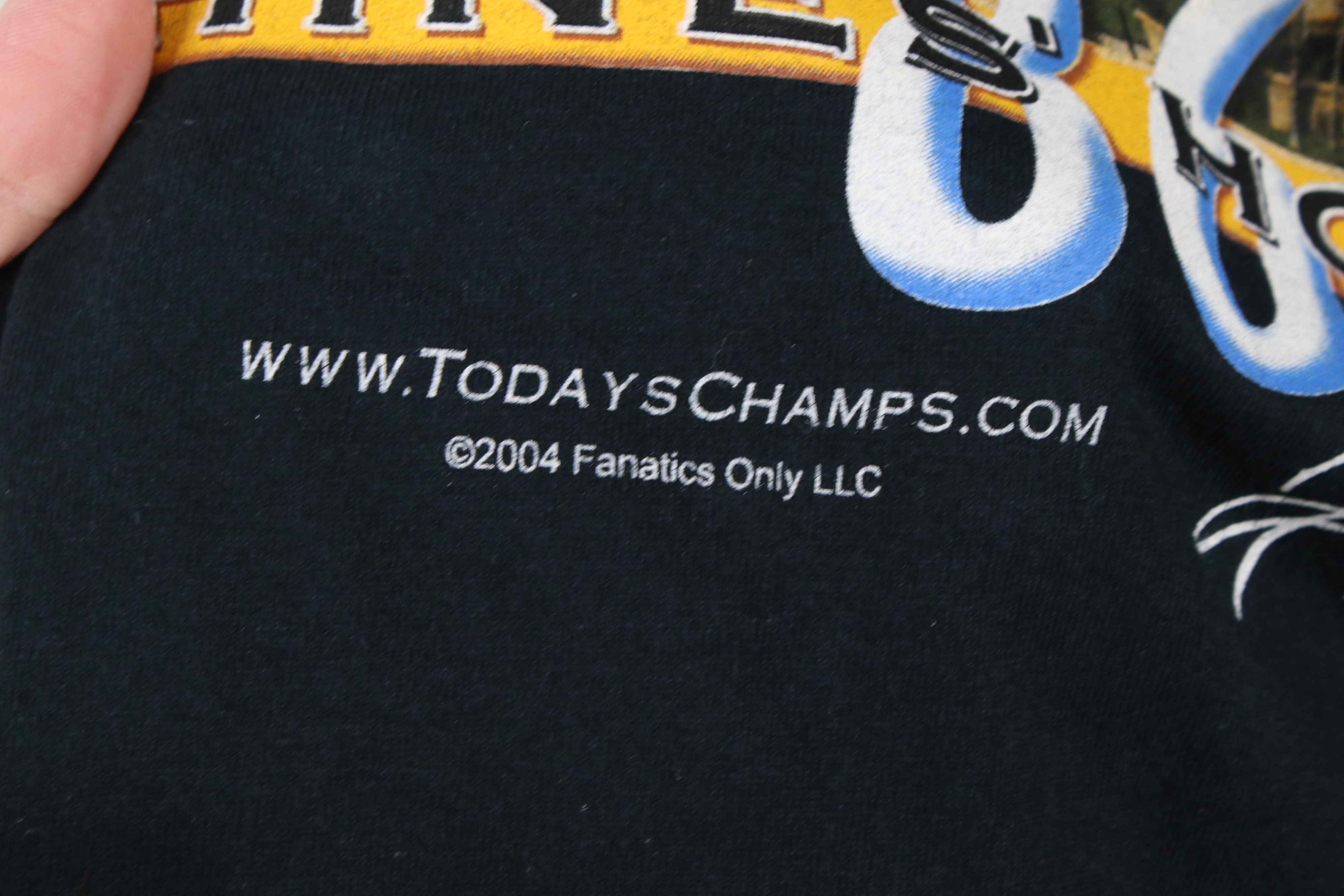 Vintage Vintage Y2K 2004 Ward Pittsburgh Steelers Football T-Shirt Size US L / EU 52-54 / 3 - 5 Thumbnail
