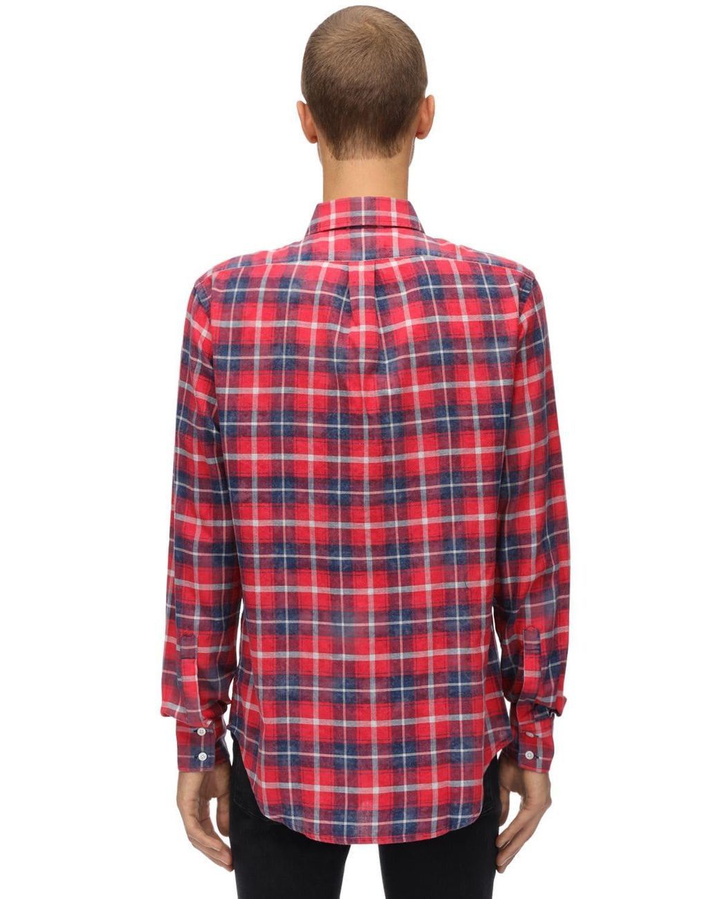 Faith Connexion FAITH CONNEXION REGULAR BLEACHED CHECK SHIRT Size US M / EU 48-50 / 2 - 8 Thumbnail