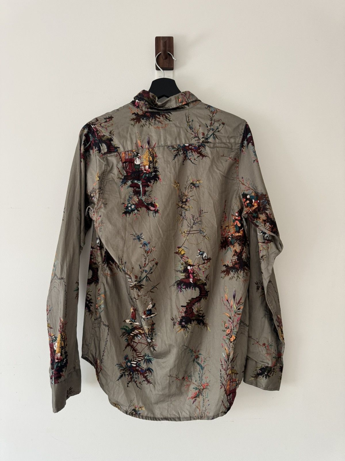 Paul Harnden Shoemakers Printed Shirt Size US M / EU 48-50 / 2 - 2 Thumbnail
