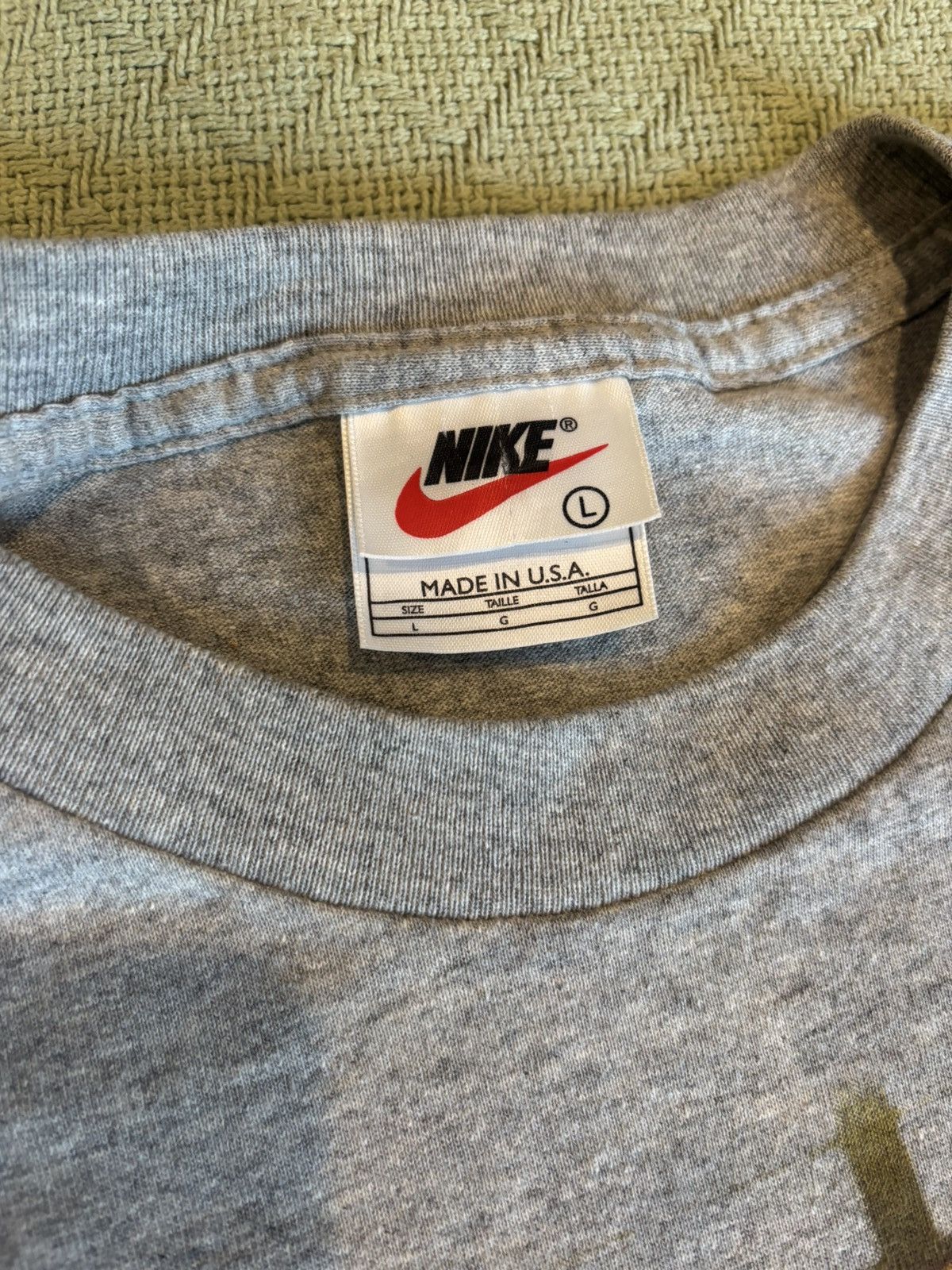 Nike 1996 Micheal Jordan Nike Vintage t-shirt Size US L / EU 52-54 / 3 - 2 Thumbnail