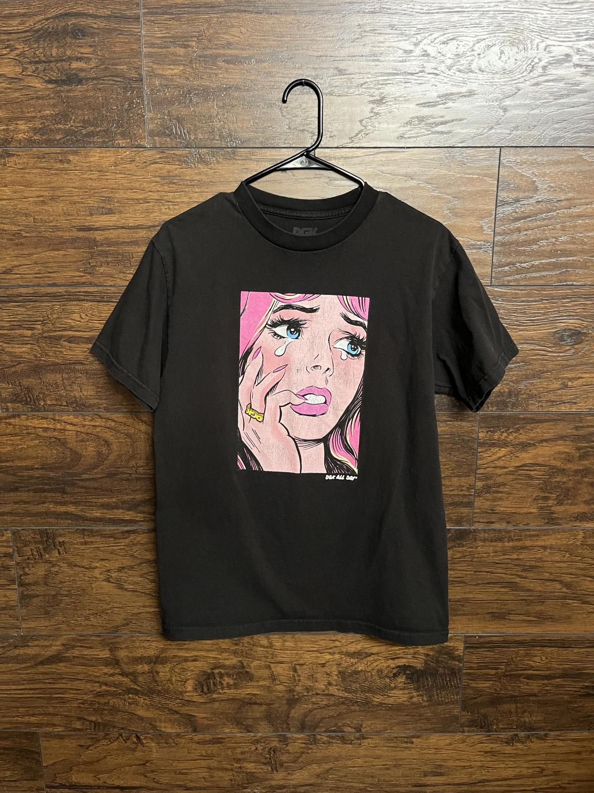 DGK DGK Skate Tee - DGK All Day Crying Pop Art Girl T-shirt - M Size US M / EU 48-50 / 2 - 1 Thumbnail