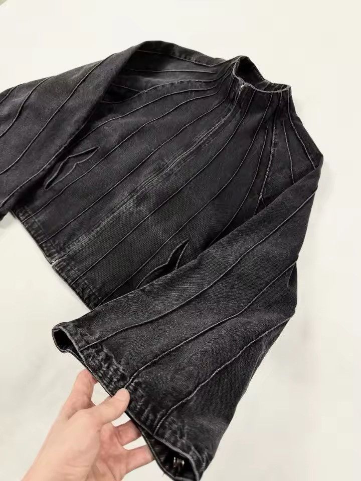 Other Washed Patchwork Oversized Zipper Hip Hop Hoodie Jacket Size US XL / EU 56 / 4 - 3 Thumbnail