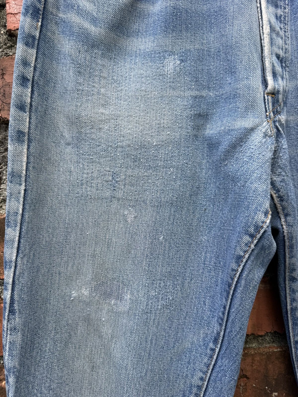 Levi's Vintage Clothing W33x30.5 Vintage levi’s 501 redline 80s repaired made in USA Size US 33 - 3 Thumbnail