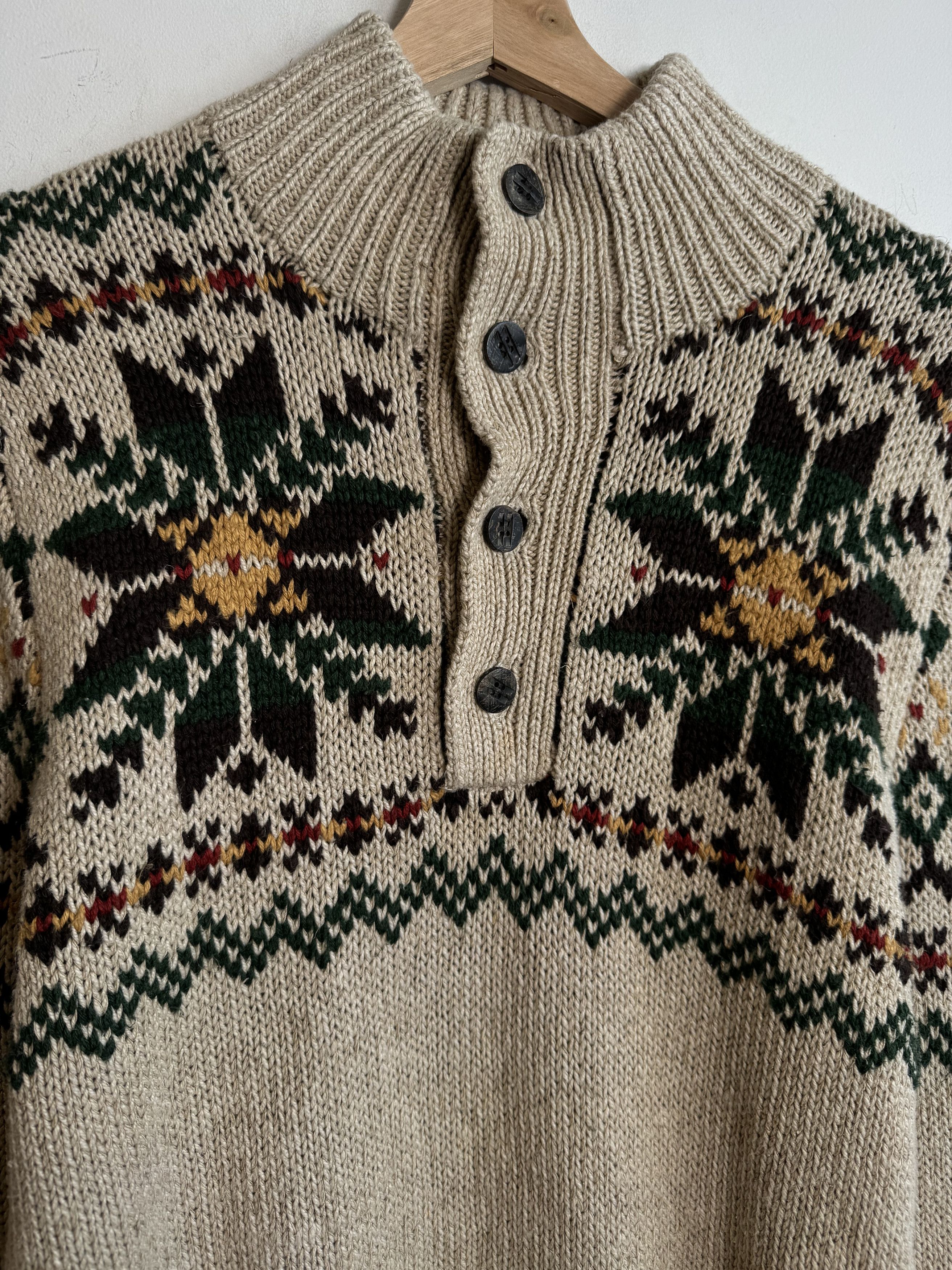 Ralph Lauren 90s Ralph Lauren Silk Blend Aztec Sweater Size S Size US S / EU 44-46 / 1 - 3 Thumbnail