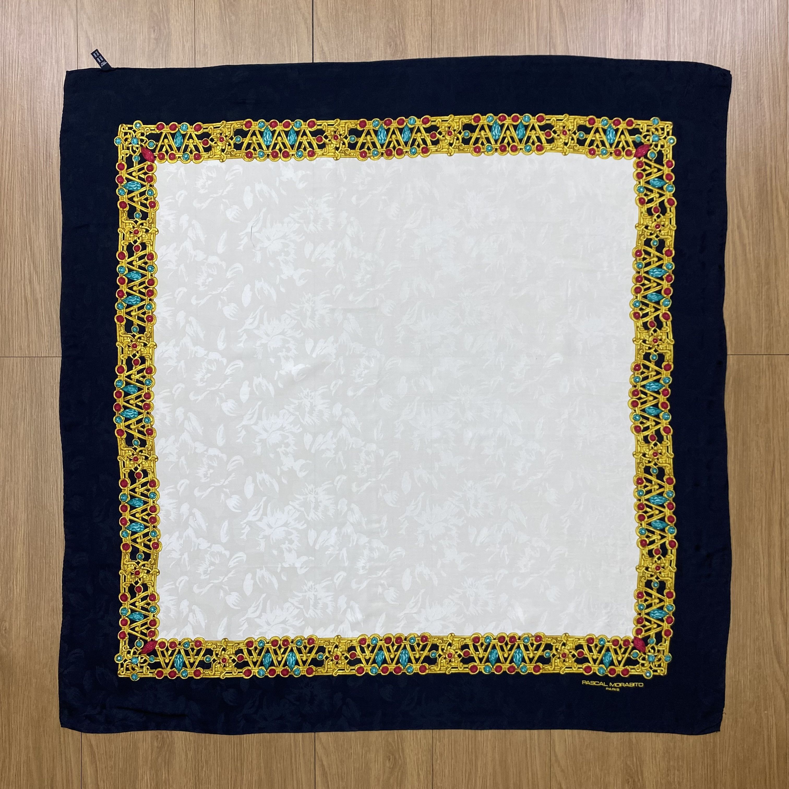Vintage Vintage 90s Pinto Silk Scarf SSC326 Size ONE SIZE - 2 Thumbnail