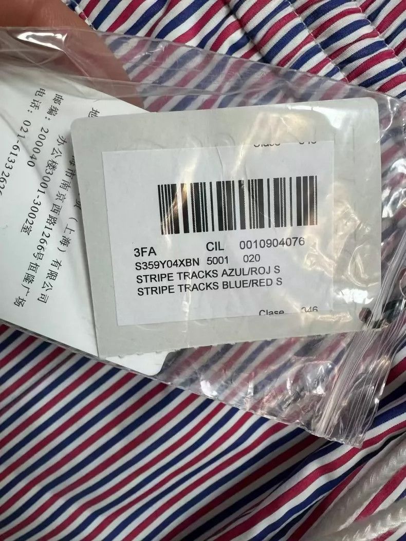 Loewe loewe Striped embroidered logo shorts 2506-Nextarrow Size US 27 - 5 Thumbnail