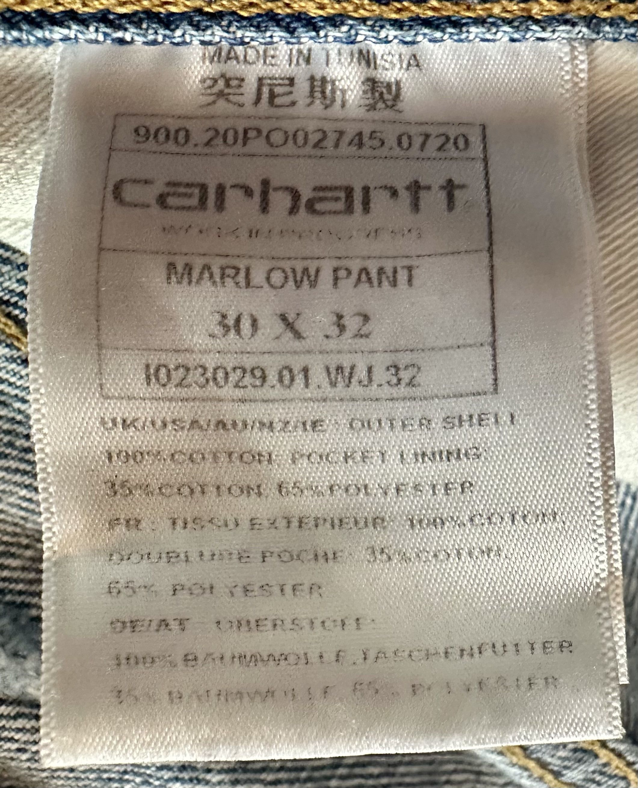 Carhartt Carharrt regular denims Size US 32 / EU 48 - 4 Thumbnail