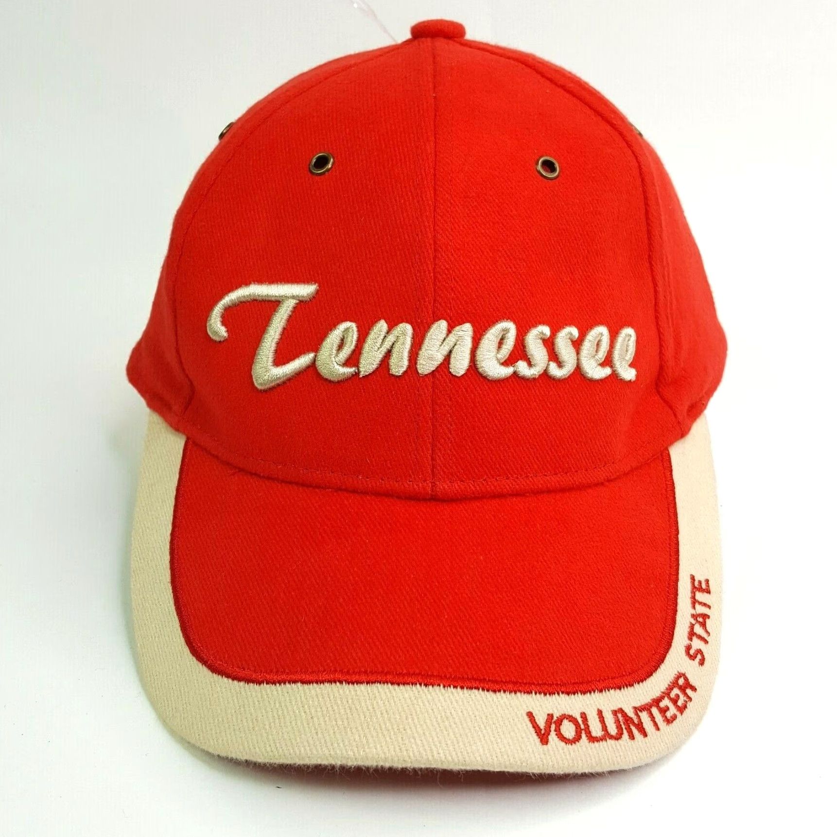 Vintage VTG Tennessee Volunteer Hat Adjustable Red Baseball Cap TN Retro USA Cotton Twill Men Baseball Cap Embroidered Adjustable Vintage Hat Mens TN Red** Size ONE SIZE - 2 Thumbnail