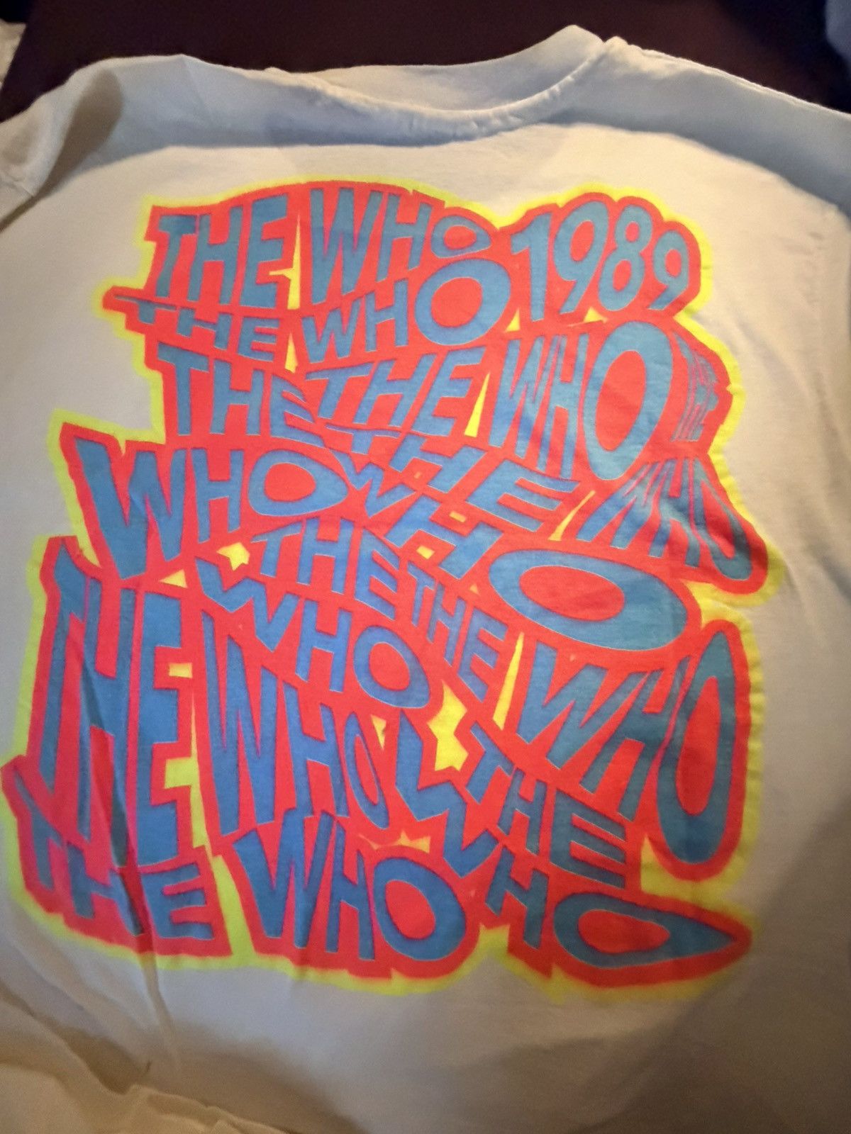Other THE WHO TOUR Tshirt 1989 Size US XL / EU 56 / 4 - 4 Thumbnail