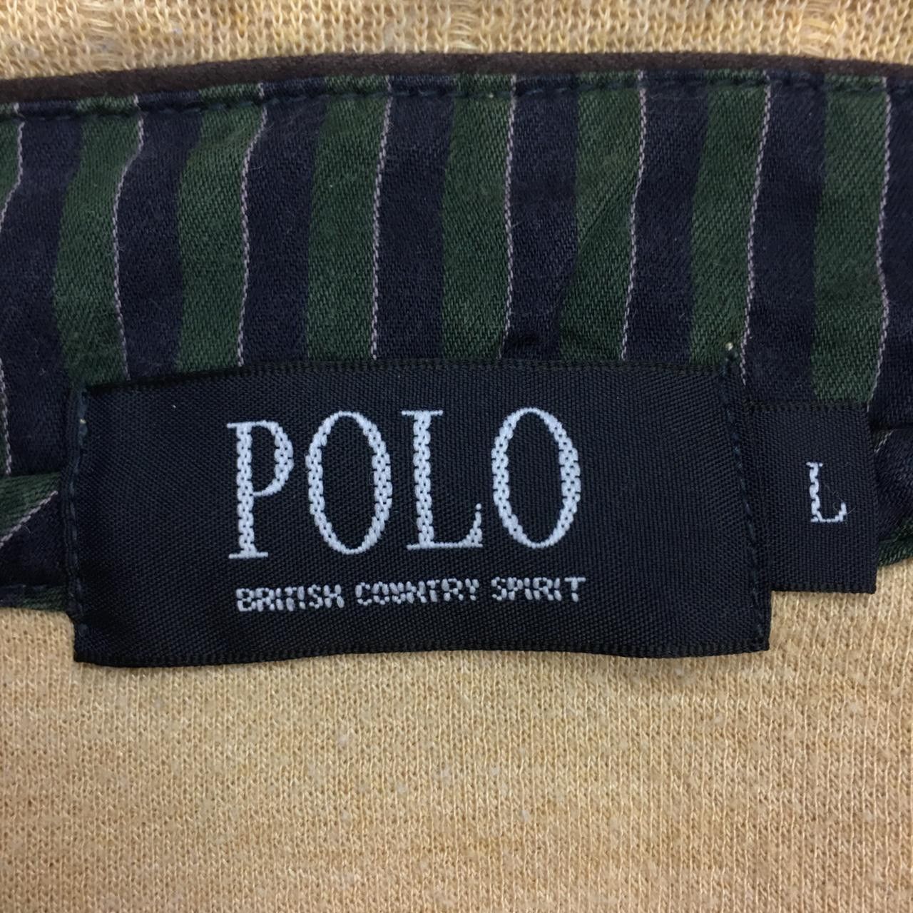 Vintage Vtg POLO British Country Spirit Quarter Zip Sweatshirt Size US L / EU 52-54 / 3 - 4 Thumbnail