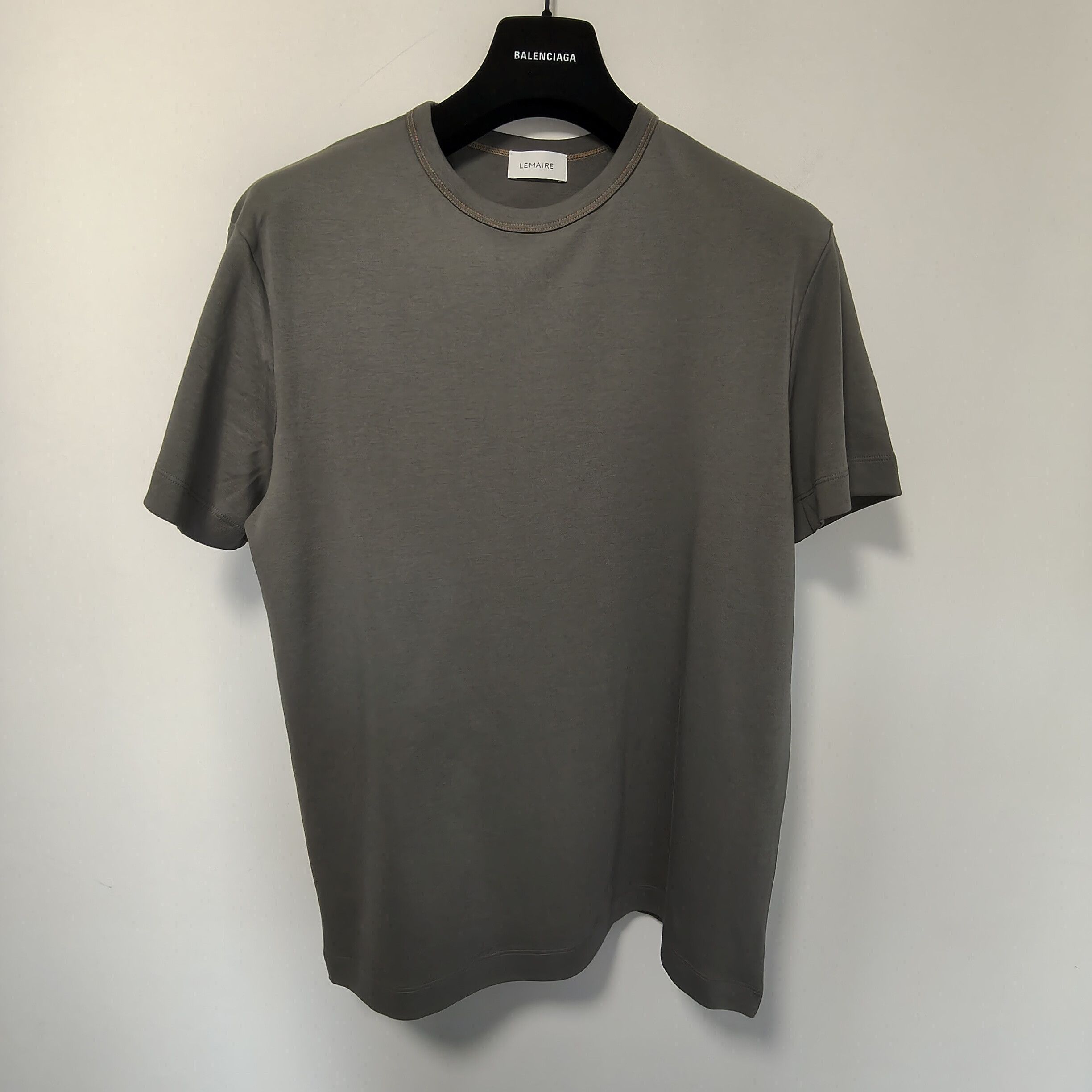 Lemaire Contrast stitching collar t-shirt Size US L / EU 52-54 / 3 - 1 Thumbnail