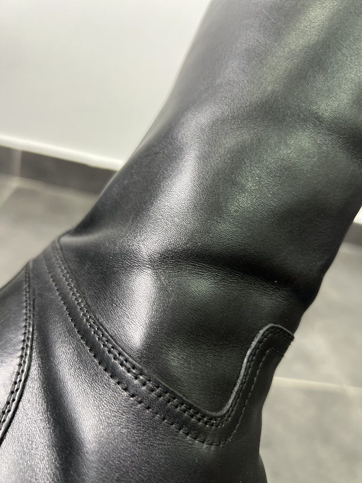 Prada PRADA Boots Logo Belt Biker Moto Zip Shoes Vintage Size US 8 / IT 38 - 7 Thumbnail