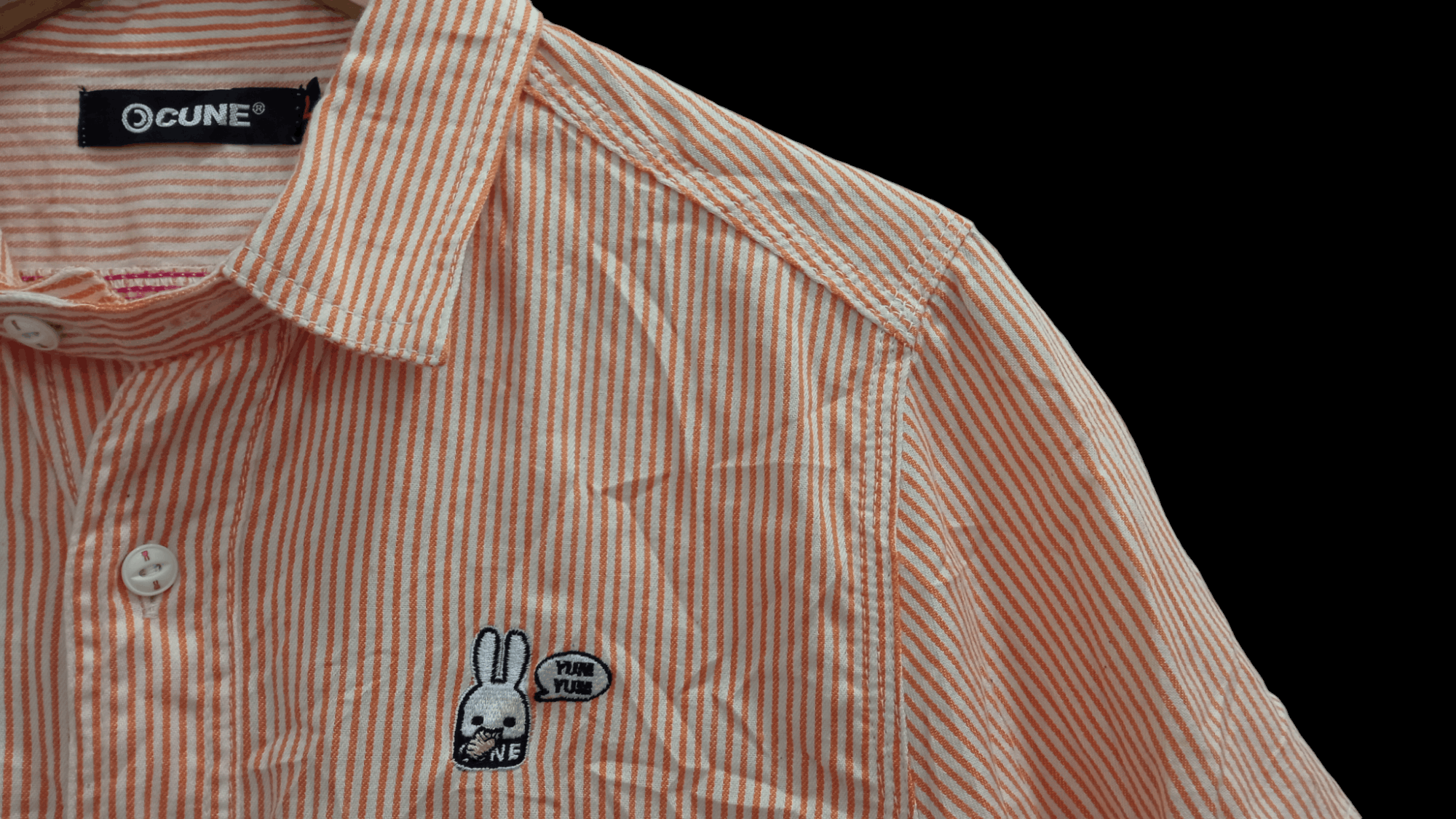 Japanese Brand × Vintage 🔥🔥Vintage Style Cune Striped Shirt Size US M / EU 48-50 / 2 - 10 Thumbnail