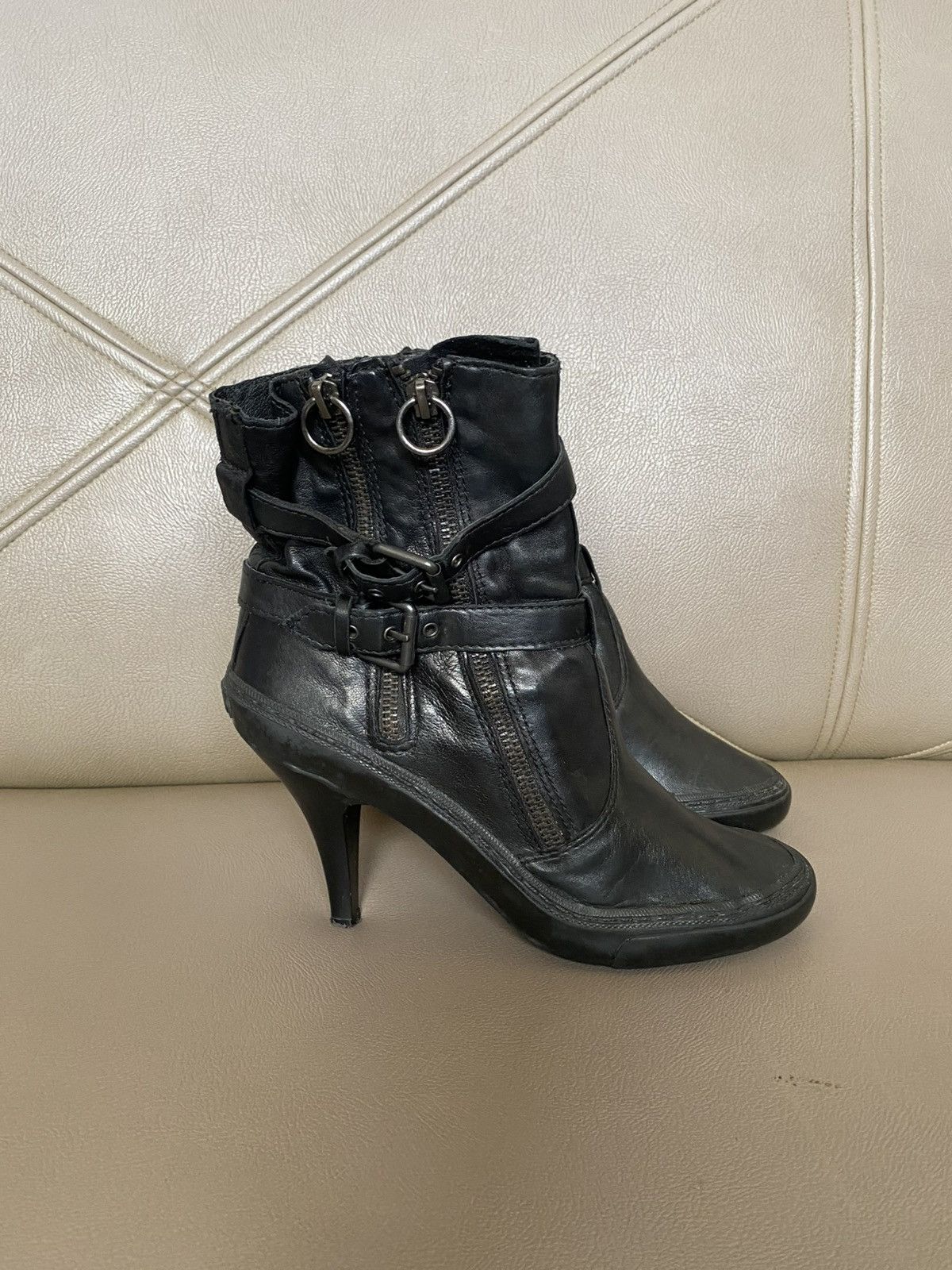 ASH Ash leather boots heels Size US 8 / IT 38 - 2 Thumbnail
