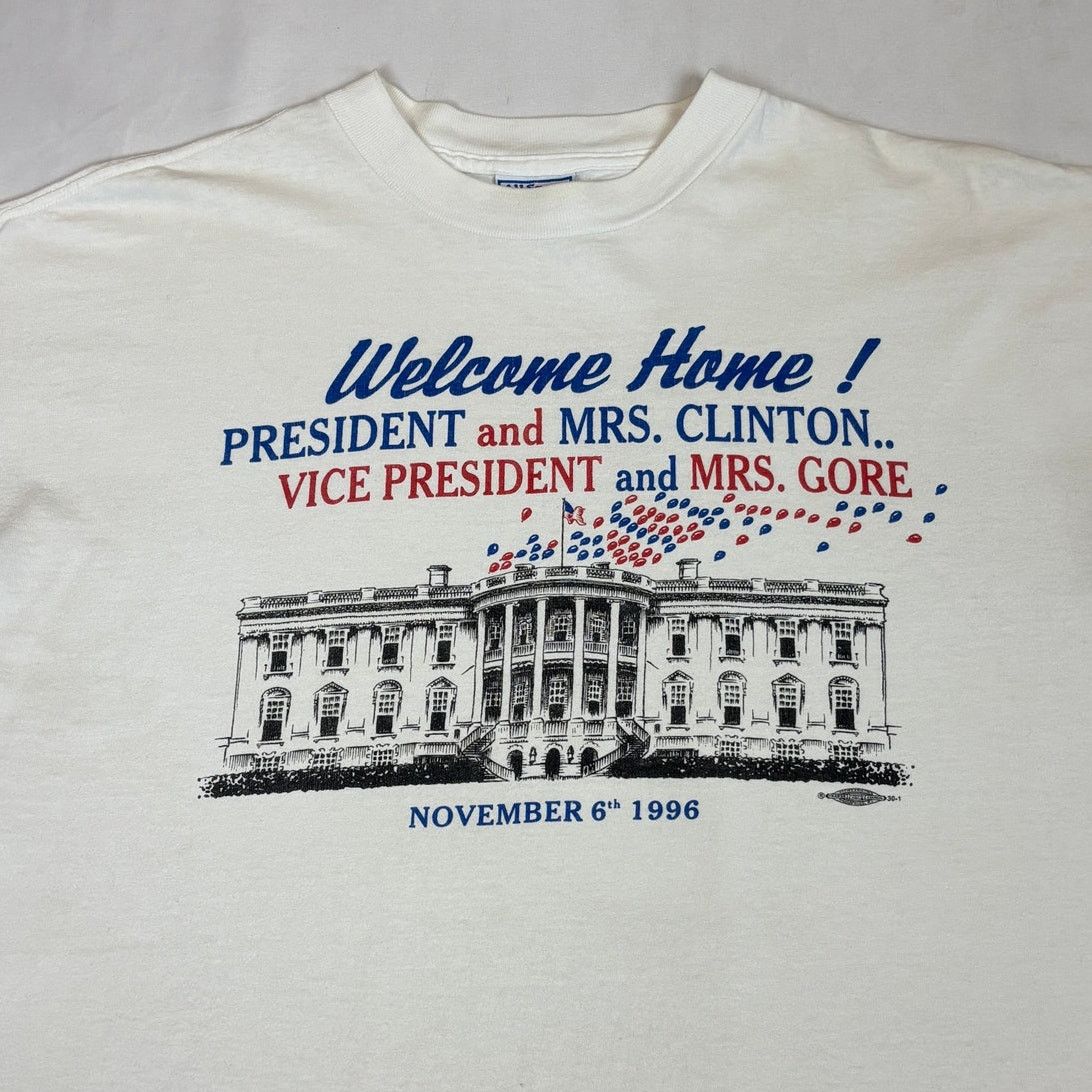 Vintage VTG Bill Clinton Gore 96 Presidential Election T Shirt XL Size US XL / EU 56 / 4 - 1 Thumbnail