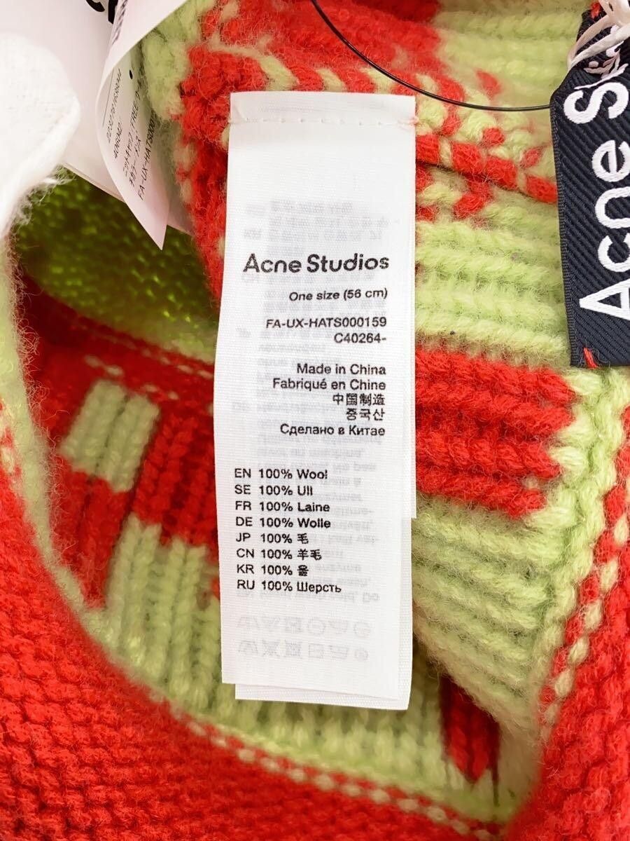 Acne Studios Smiley Logo Wool Knit Beanie Size ONE SIZE - 5 Thumbnail
