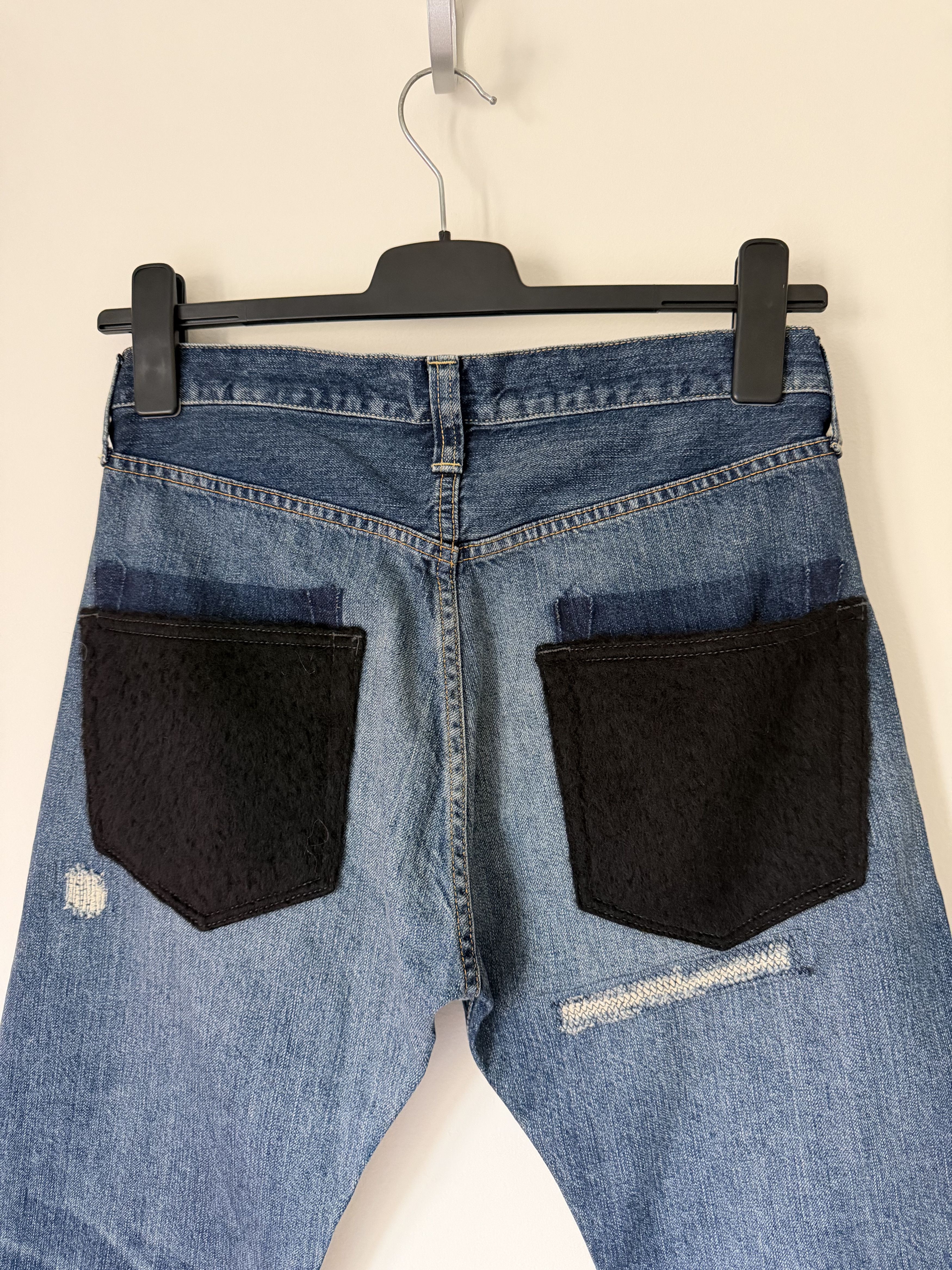 Junya Watanabe Junya Watanabe Distressed Selvedge Jeans in Indigo Size US 31 - 7 Thumbnail