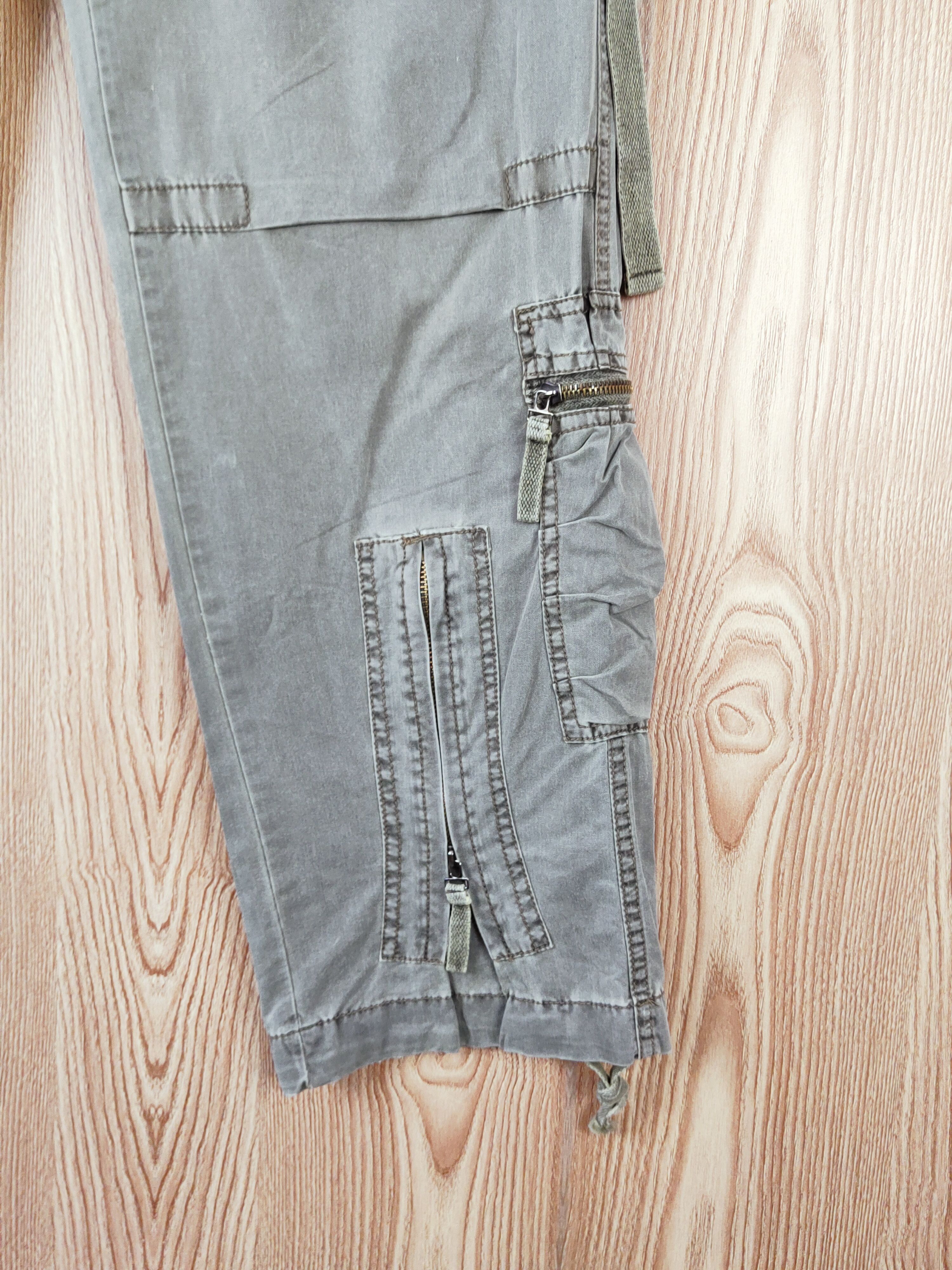 Japanese Brand Grosso Gray Multipocket Tactical Cargo Pants #W927 Size US 31 - 6 Thumbnail