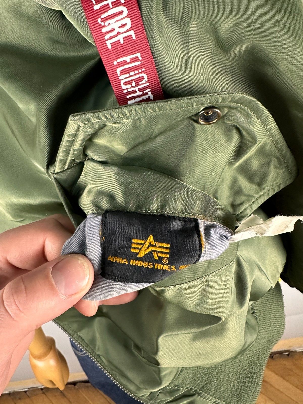 Alpha Industries Alpha Industries MA-1 Flyer Reversible Bomber Jacket L Size US L / EU 52-54 / 3 - 9 Thumbnail