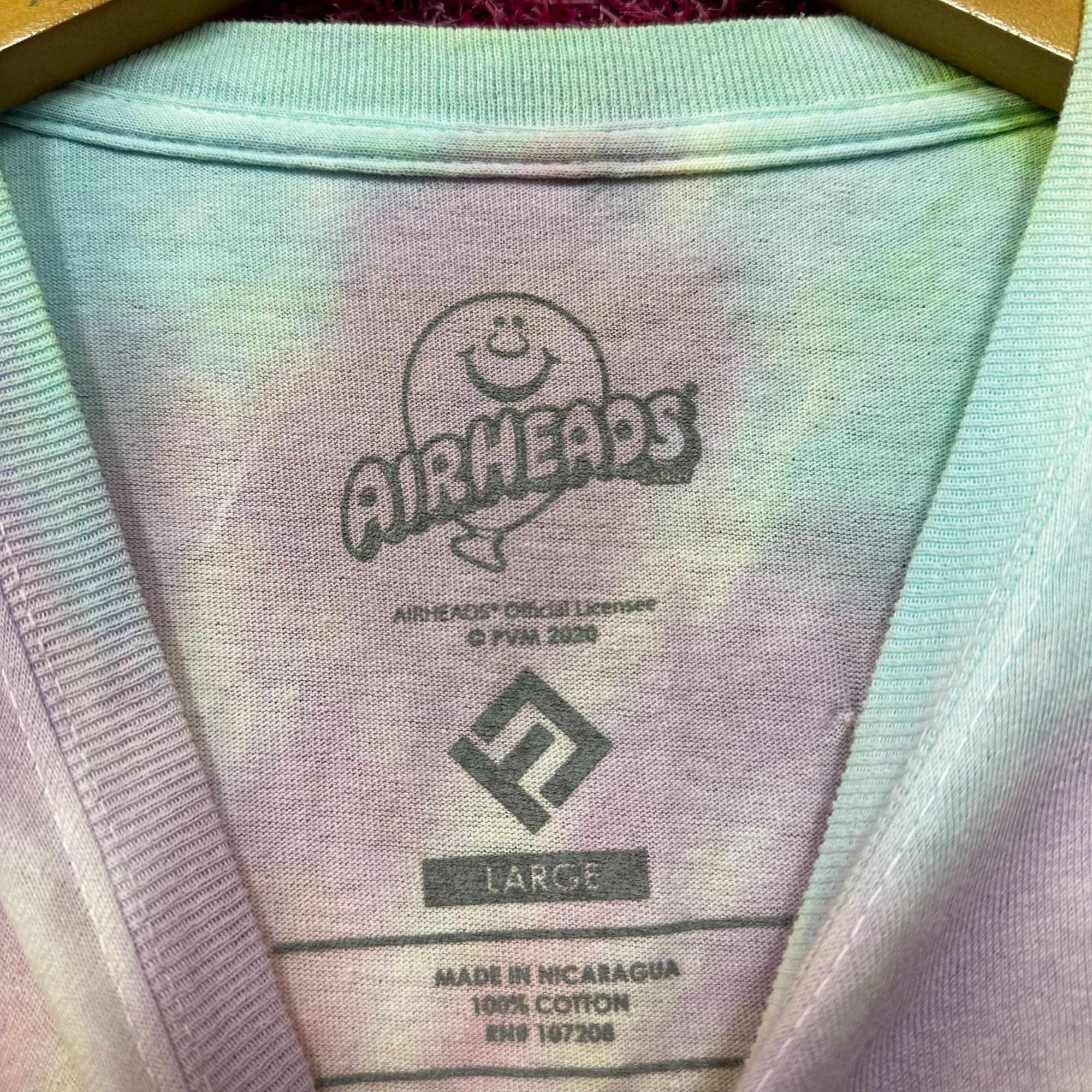 Other Airheads Smiley Red Balloon Logo Taffy Candy Promo Tie Dye L Size US L / EU 52-54 / 3 - 4 Thumbnail