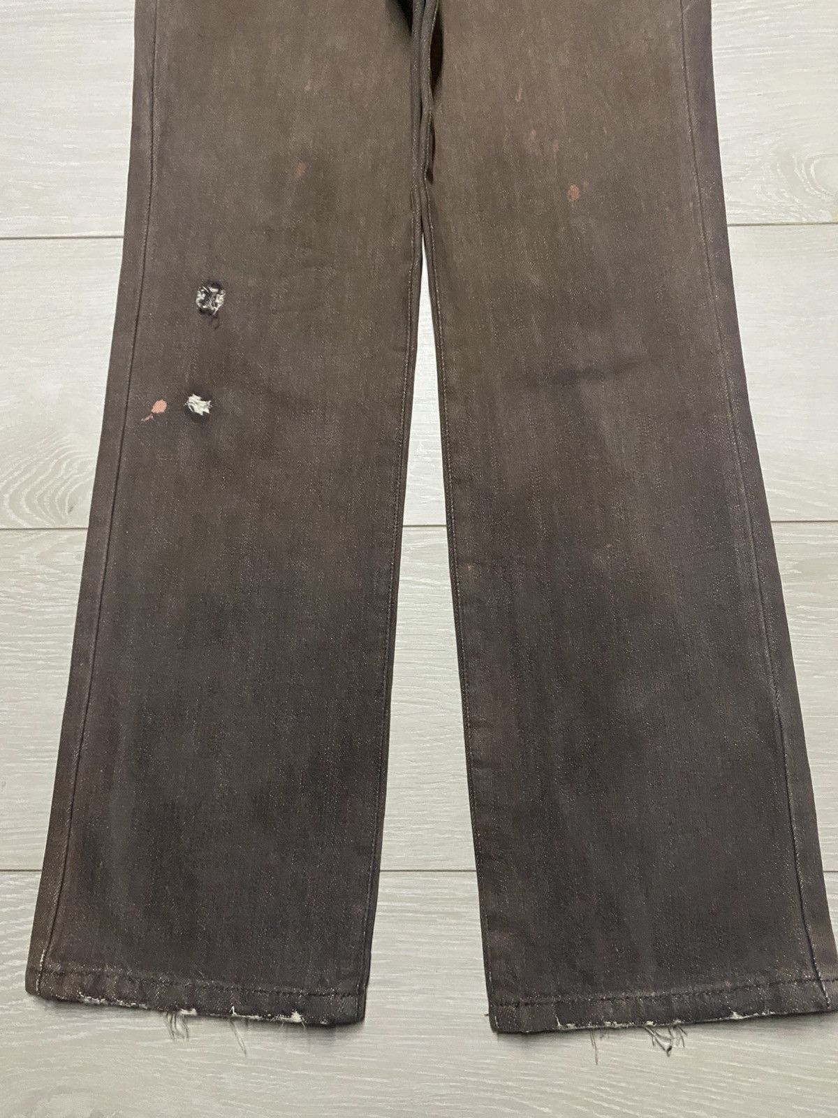 Japanese Brand Vintage Japanese Brand Distressed SLim Fit Streetwear Jeans Size US 29 - 5 Thumbnail