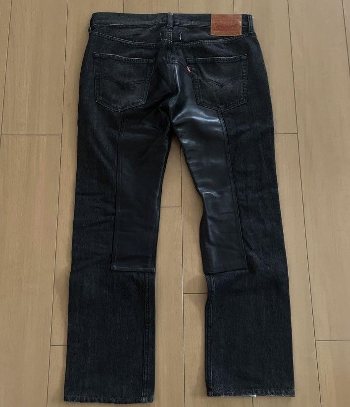 image of Comme Des Garcons x Junya Watanabe Levi’S 2012 Hybrid Denim in Black, Men's (Size 32)
