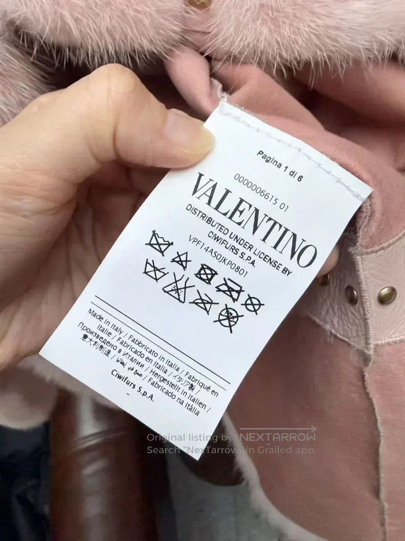 Valentino Valentino Pink mink coat Size XS / US 0-2 / IT 36-38 - 3 Thumbnail