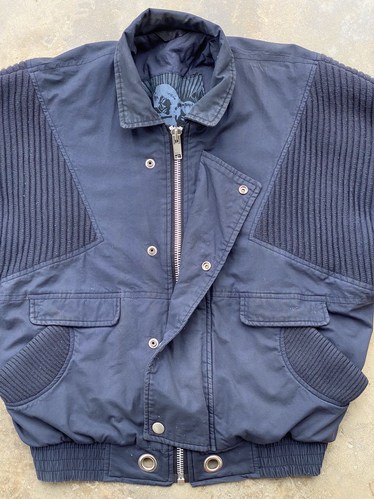 Japanese Brand 💥Ruck Dam Style Bomber Jacket Size US L / EU 52-54 / 3 - 8 Thumbnail
