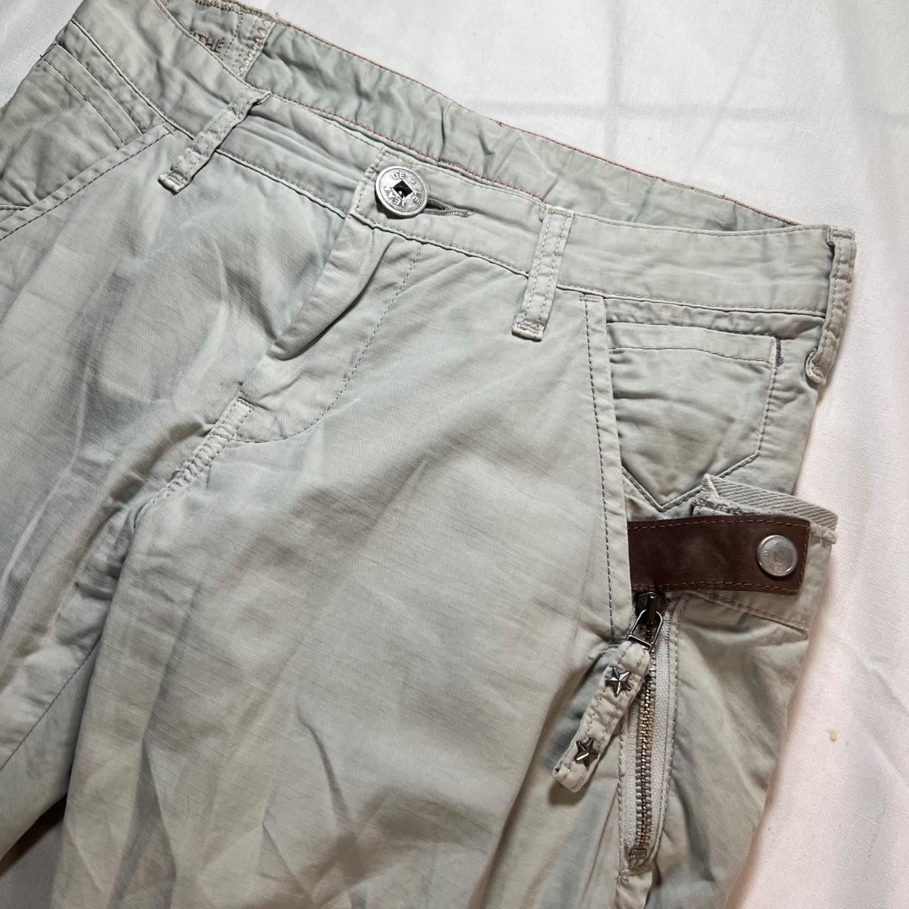 Marithe + Francois Girbaud Marithé + François Girbaud Men's Grey and Brown Trousers Size US 29 - 8 Thumbnail