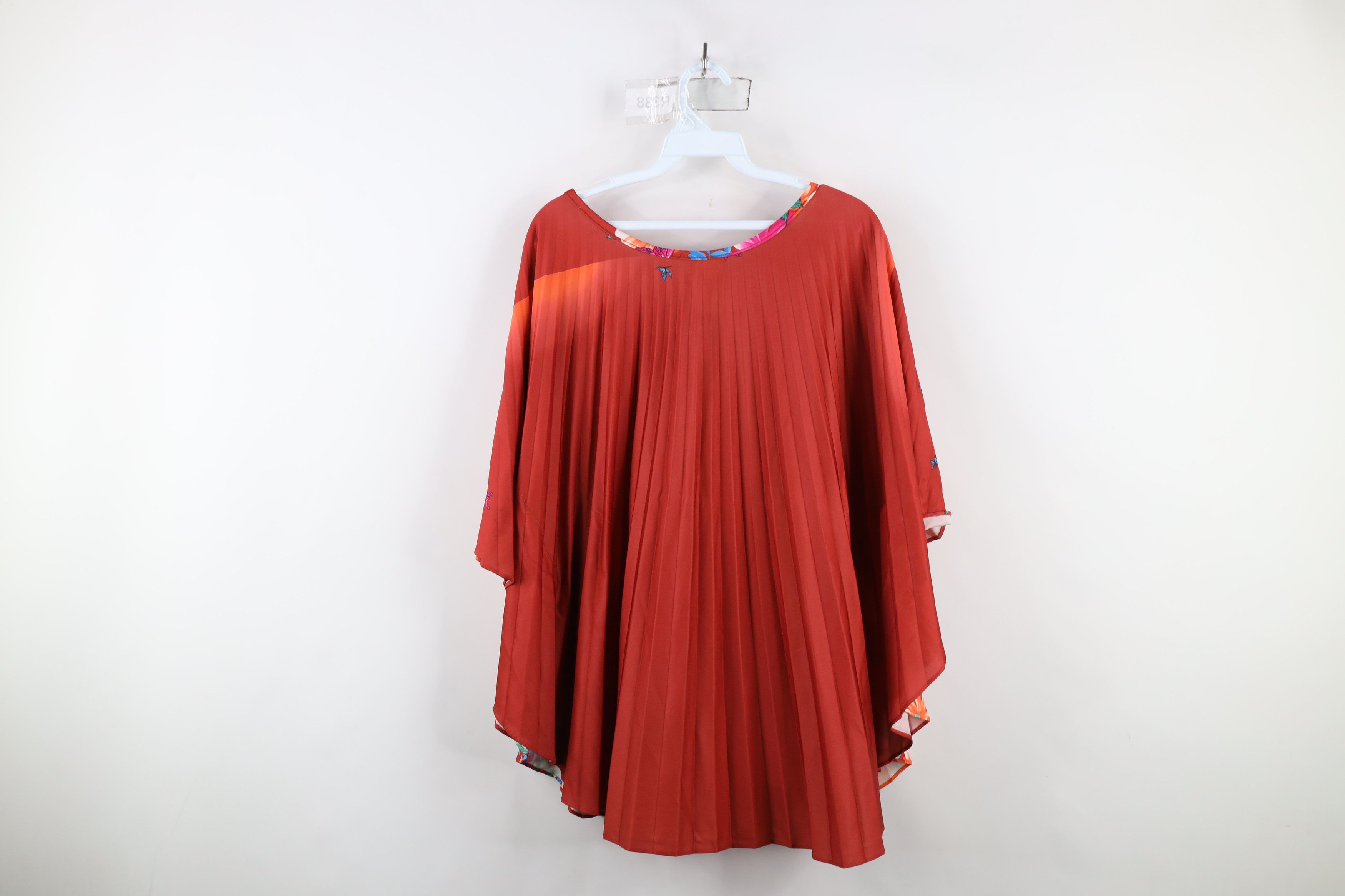 Vintage Vintage 70s Boho Chic Butterfly Flower Cape Shirt USA Size ONE SIZE - 12 Thumbnail