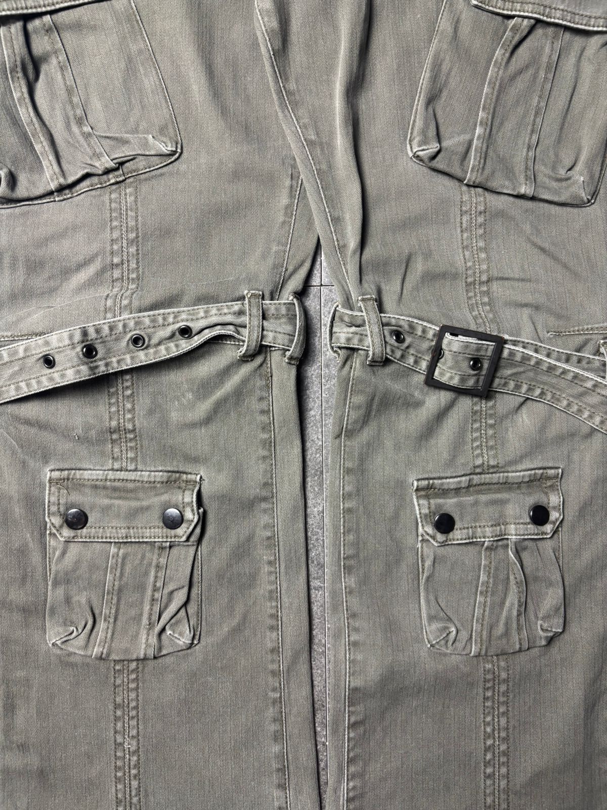If Six Was Nine 2000s Semantic Design Multipocket Bondage Cargo Pants Size US 31 - 3 Thumbnail