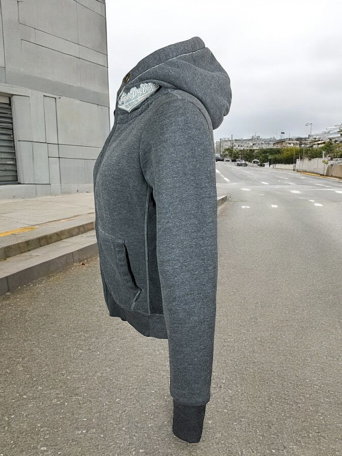 Superdry Superdry Grey Sweatshirt Full Zip size M Size M / US 6-8 / IT 42-44 - 4 Thumbnail