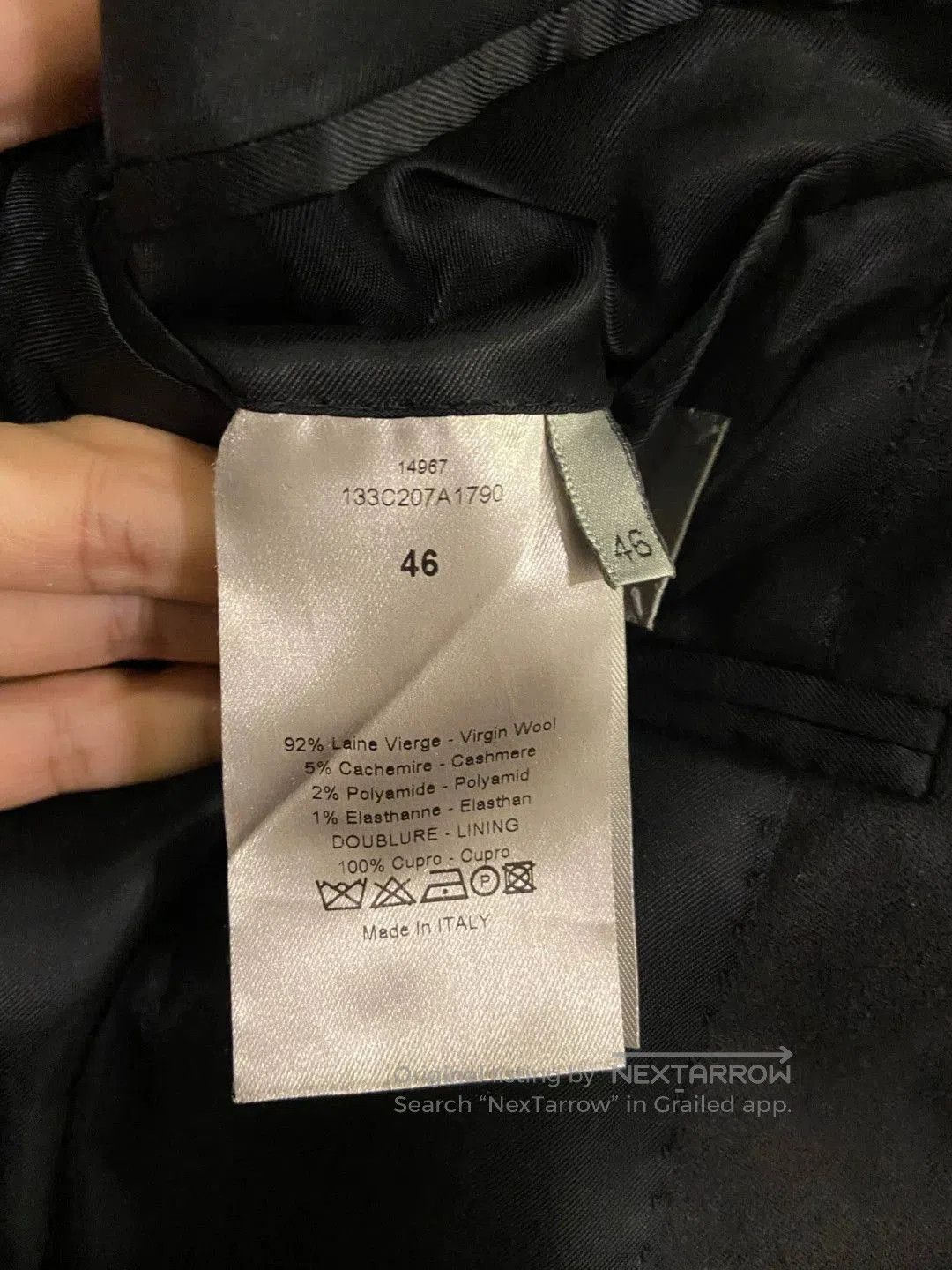 Dior Black Single-Breasted Blazer. Size US M / EU 48-50 / 2 - 7 Thumbnail