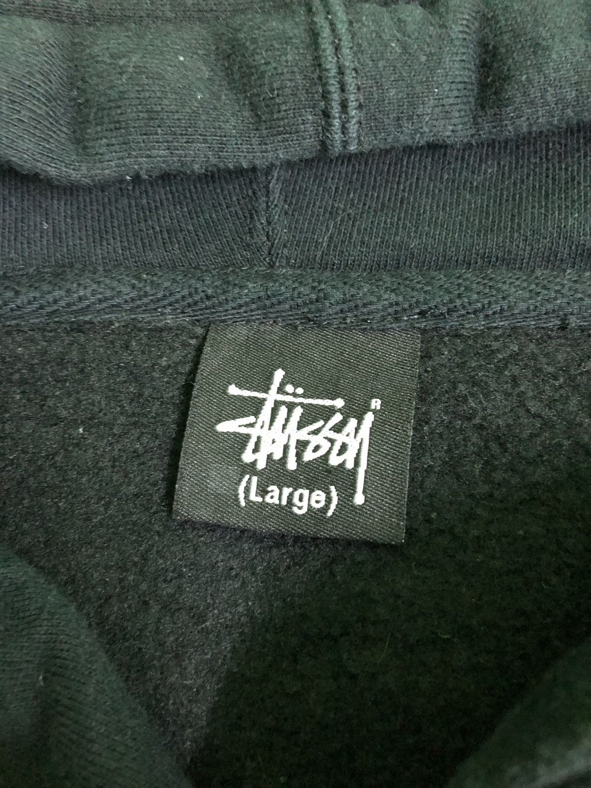 Stussy Vintage 00’s Stussy Rasta Embroidered Spellout Hoodie Rare Size US L / EU 52-54 / 3 - 12 Thumbnail