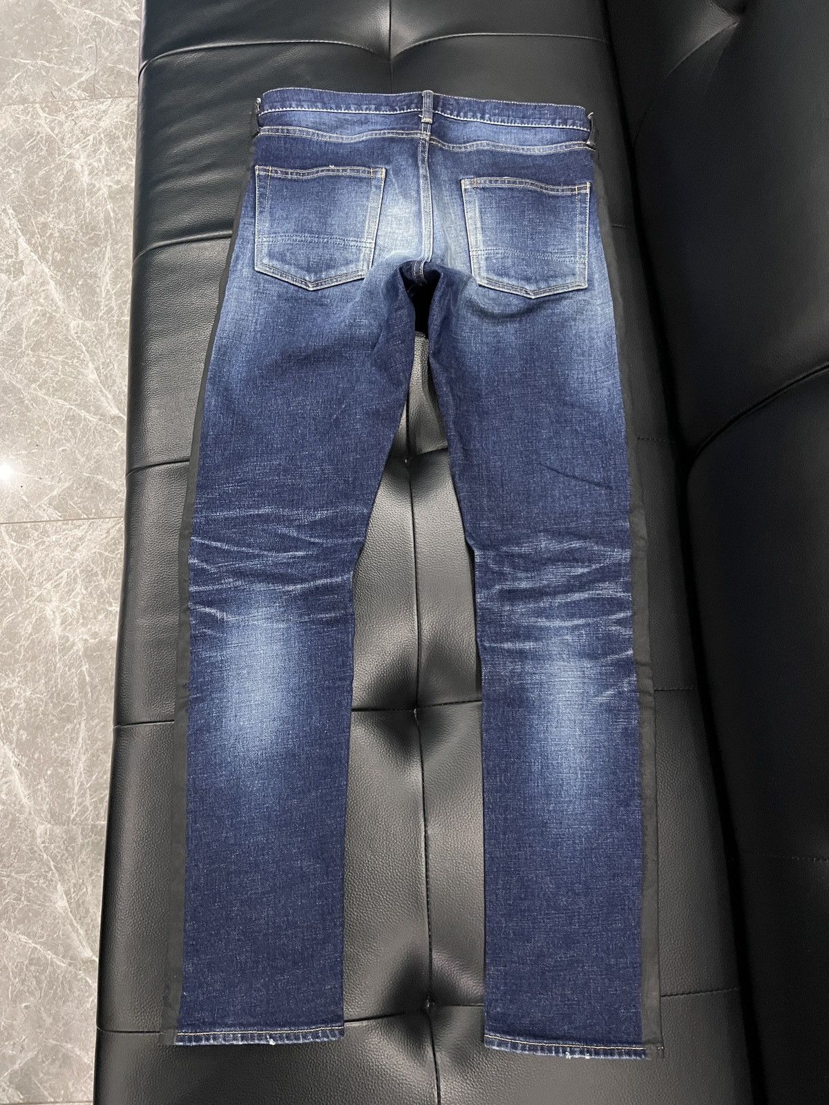 FDMTL FDMTL Washed Patchwork Denim Jeans Size US 30 / EU 46 - 2 Thumbnail