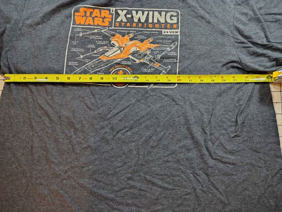 Star Wars Men's Star Wars X-Wing Starfighter T-shirt Size 2XL Size US XXL / EU 58 / 5 - 5 Thumbnail