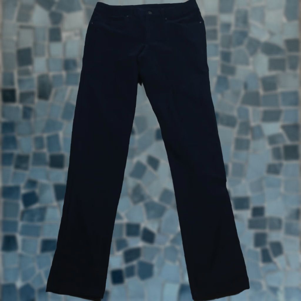 Lululemon Pants Mens 31 Blue ABC Slim Tech Pockets Modern Straight Logo Pant