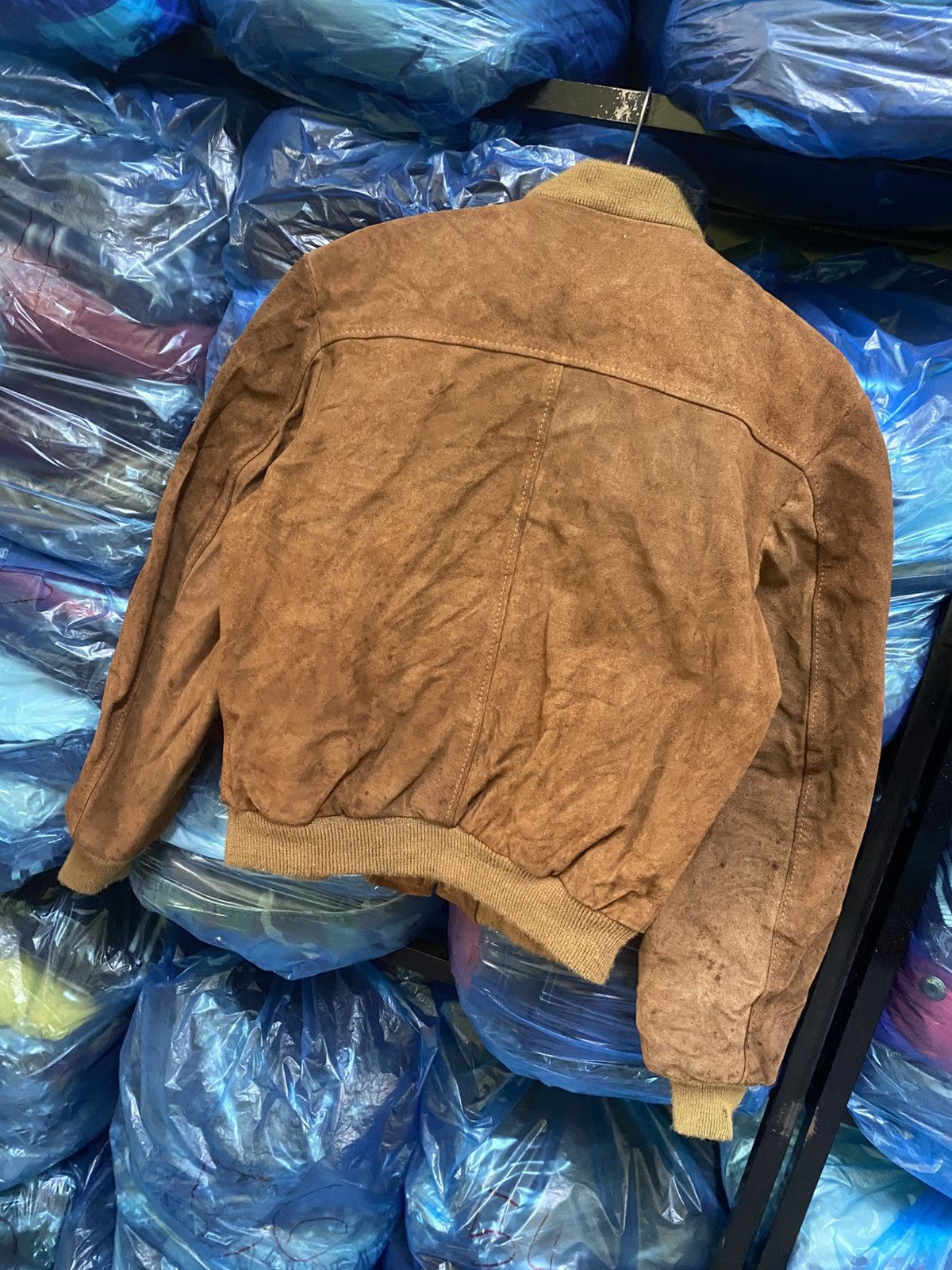 Schott Vintage Jalana Brown Suede Bomber Jacket USA by Schott Bros Size US S / EU 44-46 / 1 - 13 Thumbnail