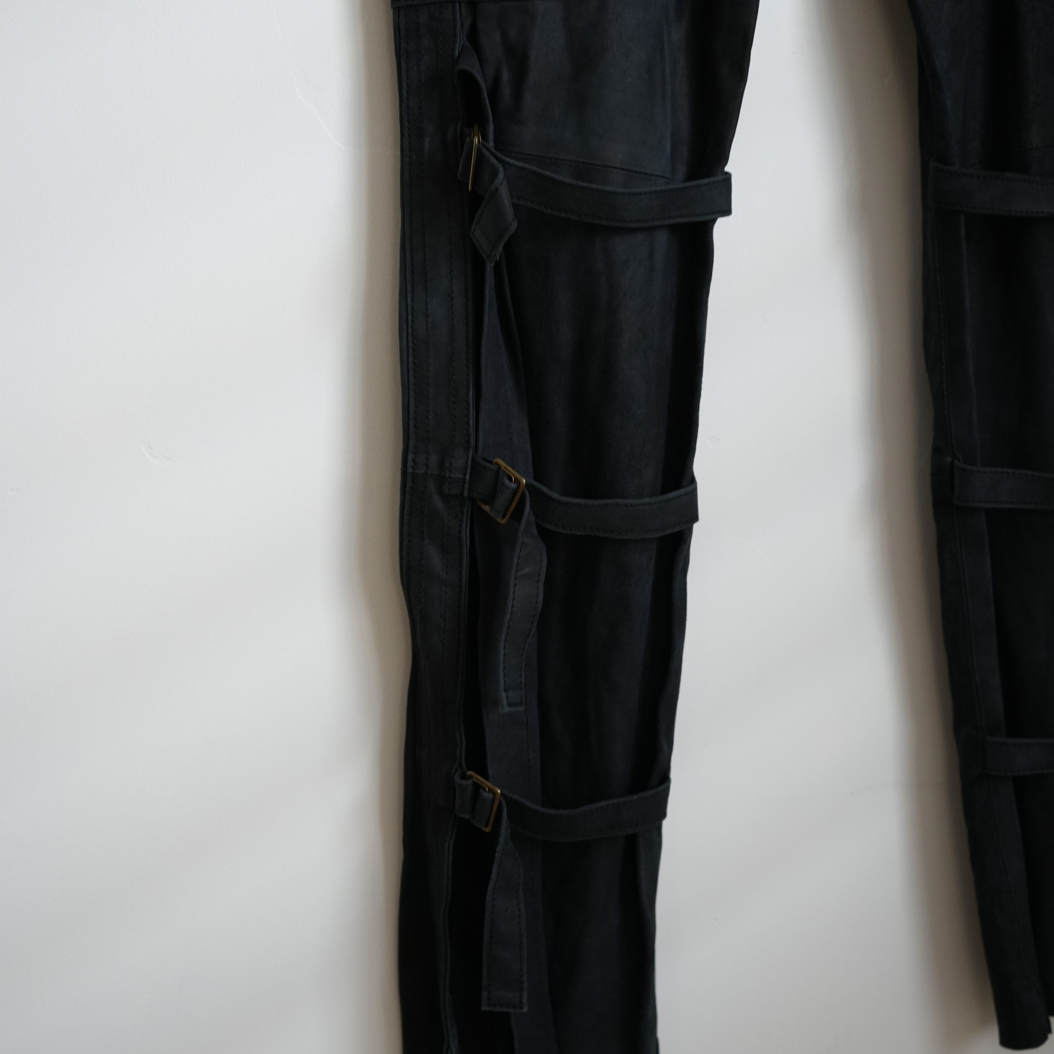 Ann Demeulemeester Leather Bondage Pants Size US 30 / EU 46 - 1 Thumbnail