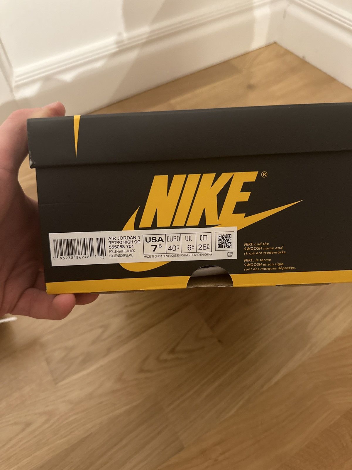 Jordan Brand × Nike Jordan 1 Pollen Size US 7.5 / EU 40-41 - 3 Thumbnail