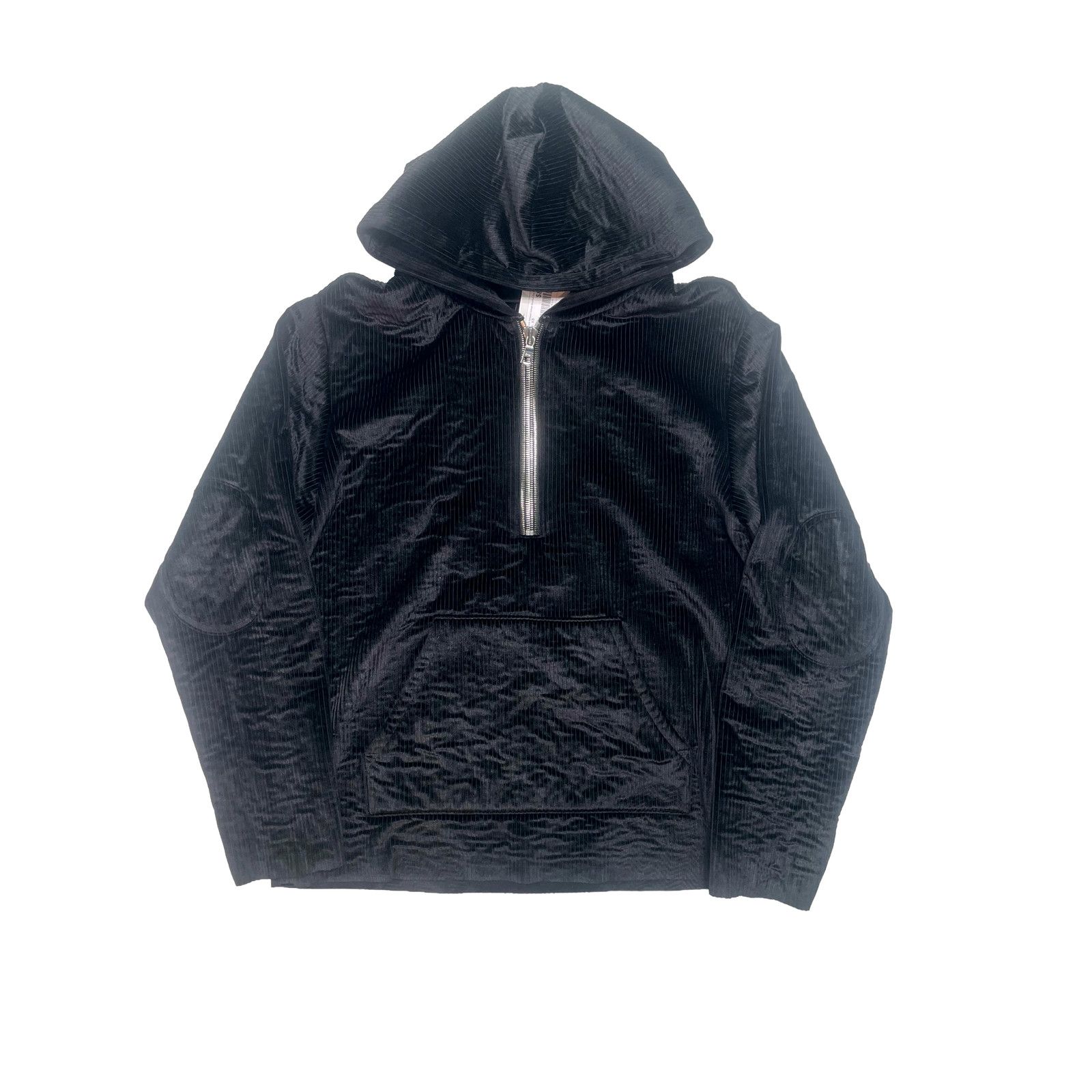 Rta RTA Striped Velvet Quarter Zip Black Hoodie Size US XS / EU 42 / 0 - 1 Thumbnail