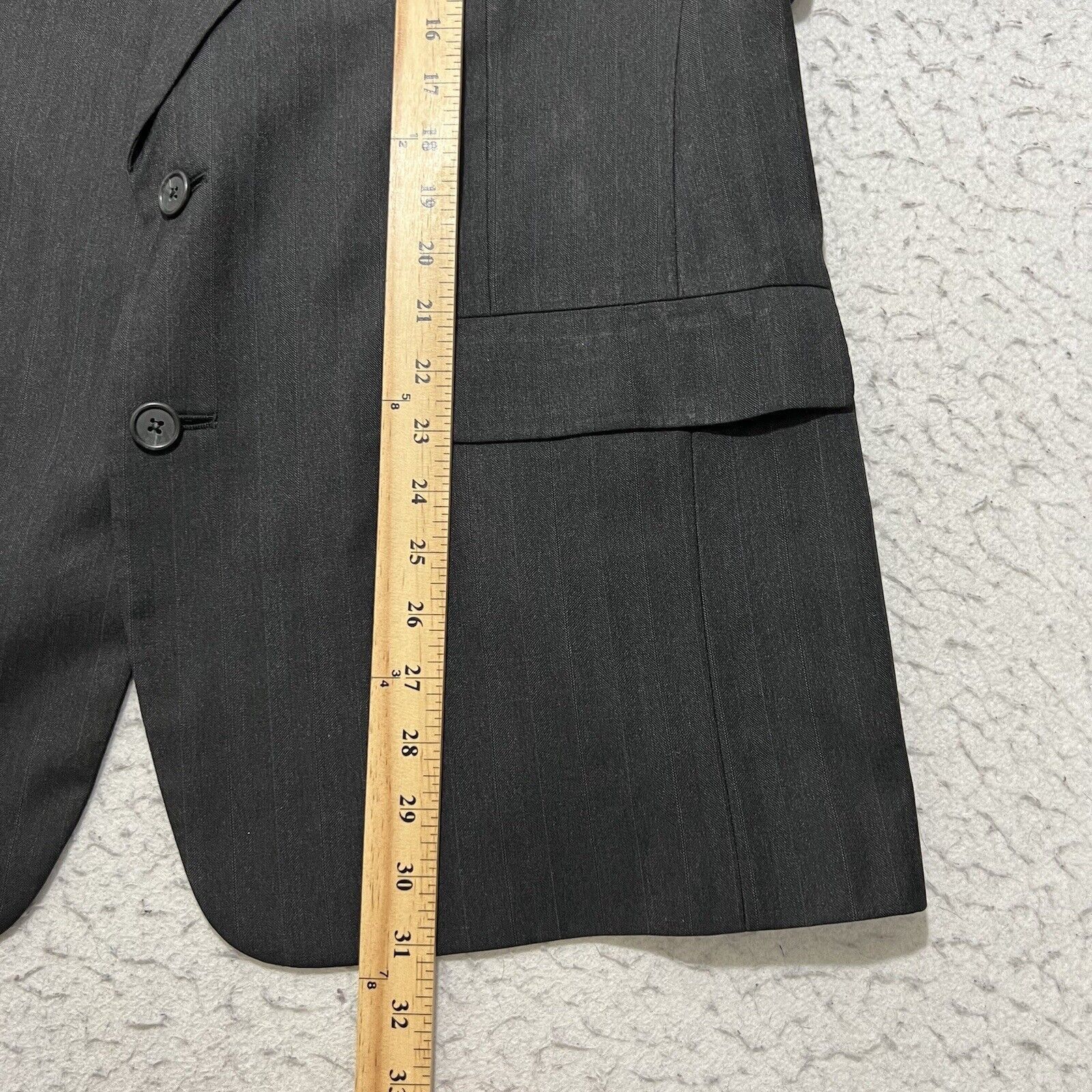 Hart Schaffner Marx Vintage Hart Schaffner Marx Gold Trumpeter Wool Suit Jacket Size 44R - 10 Thumbnail