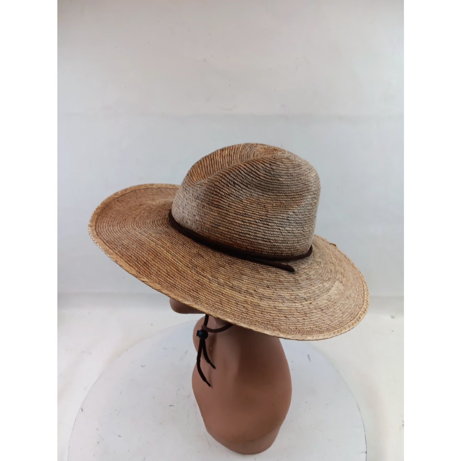 Vintage Tula Abby Hat Sun Hat Women OSFM Natural Straw Palm Lightweight Beach Garden Classic Beach Hat Womens Size ONE SIZE - 4 Thumbnail